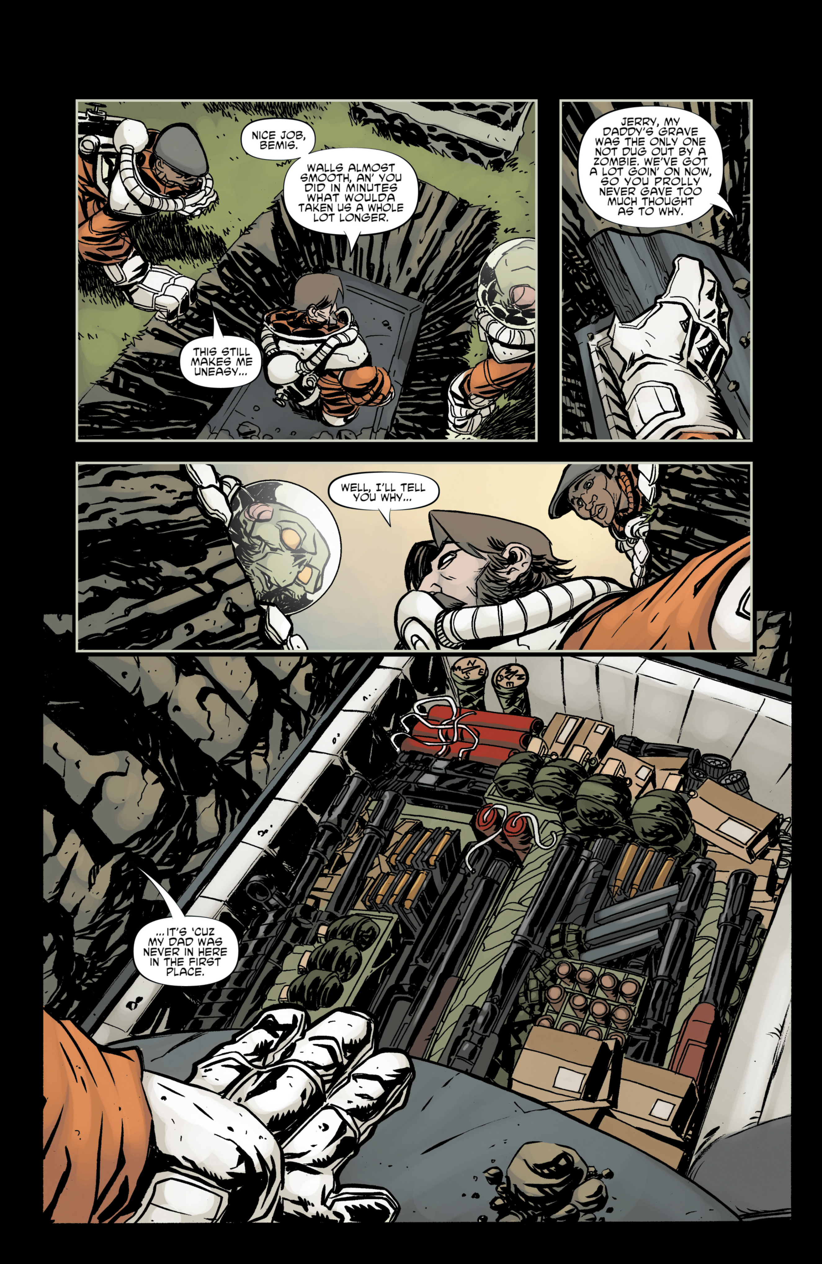 Read online The Colonized: Zombies vs. Aliens comic -  Issue # TPB - 57