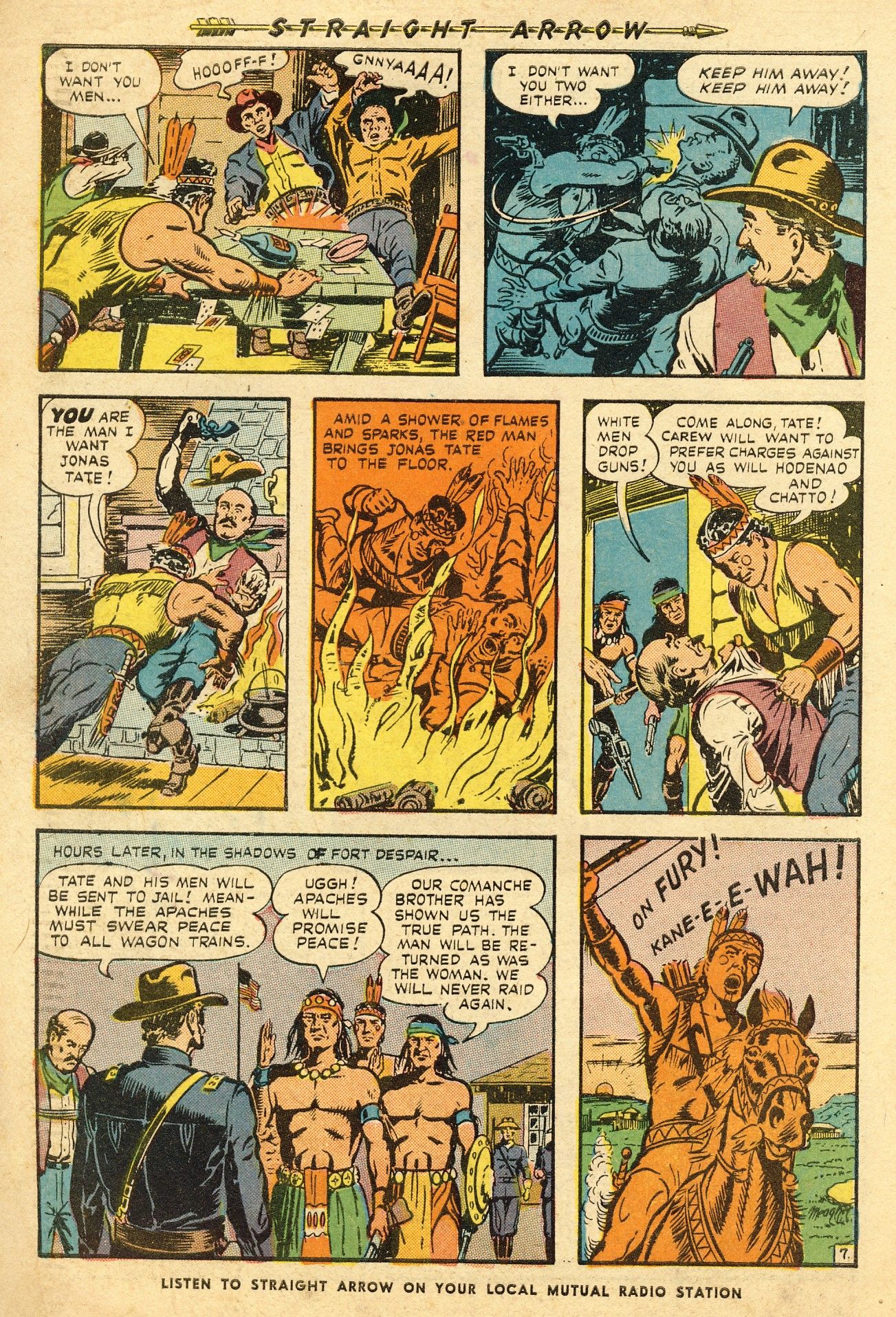 Read online Straight Arrow comic -  Issue #1 - 34