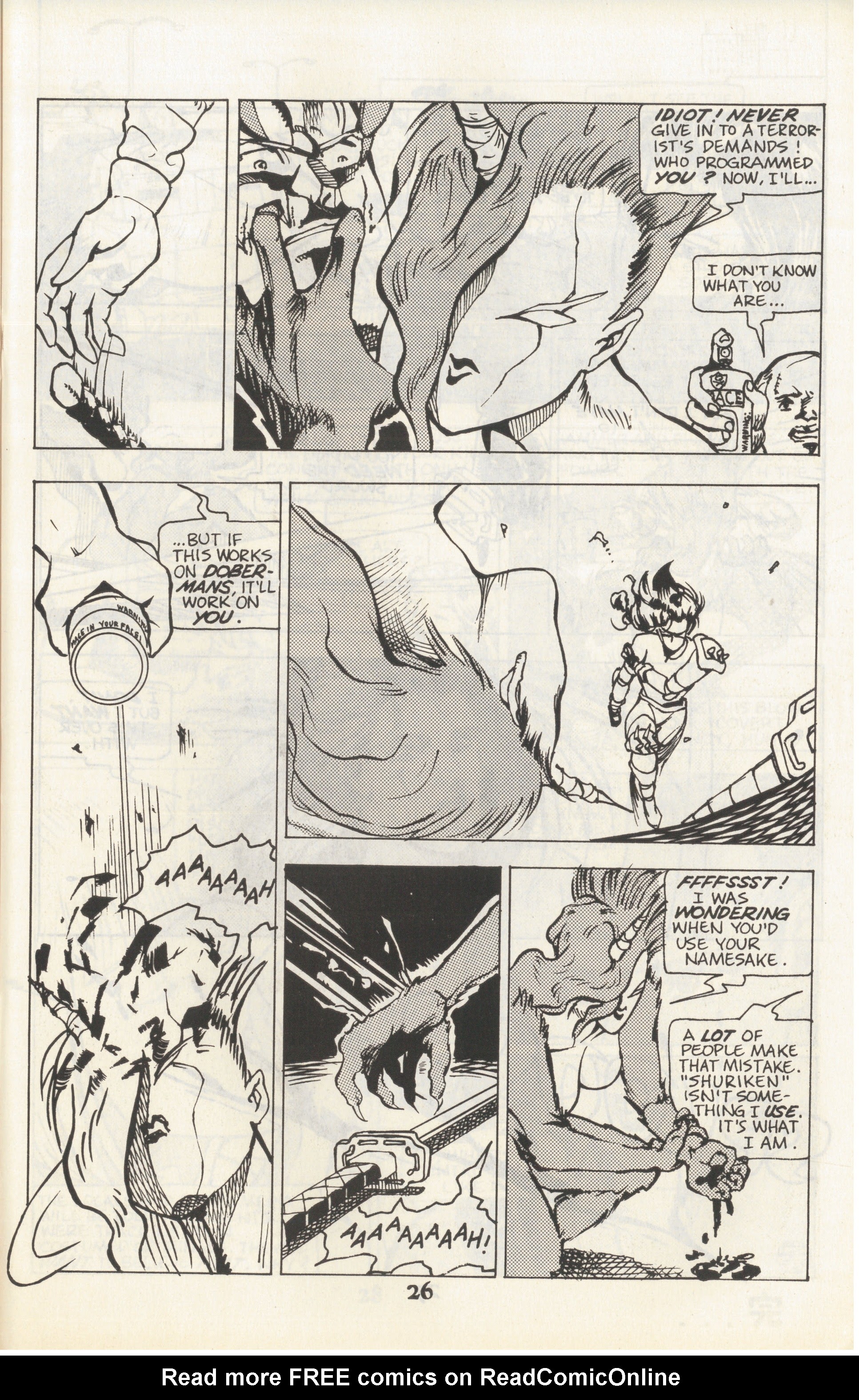 Read online Shuriken (1991) comic -  Issue #6 - 29