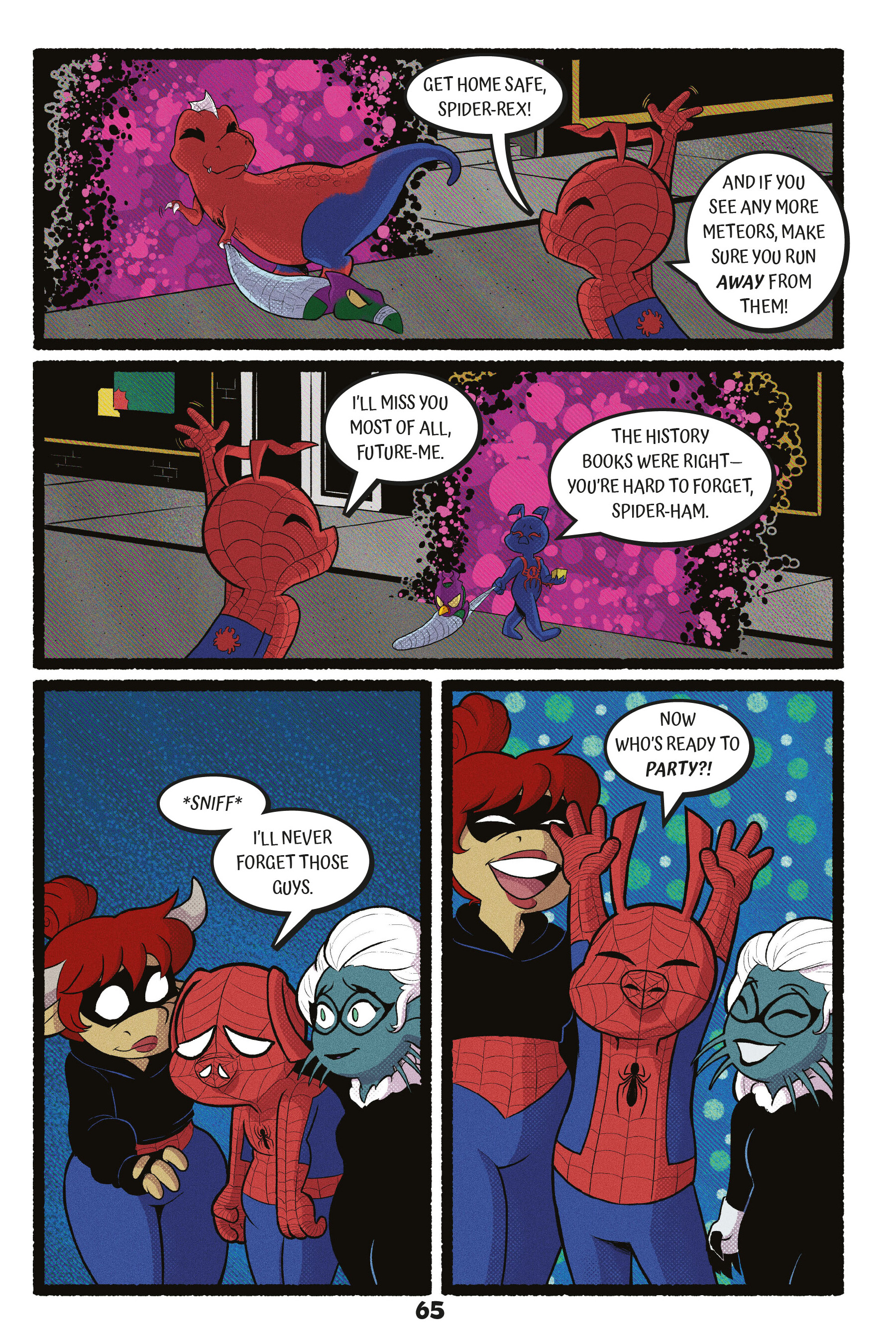 Read online Spider-Ham: A Pig in Time comic -  Issue # TPB - 68