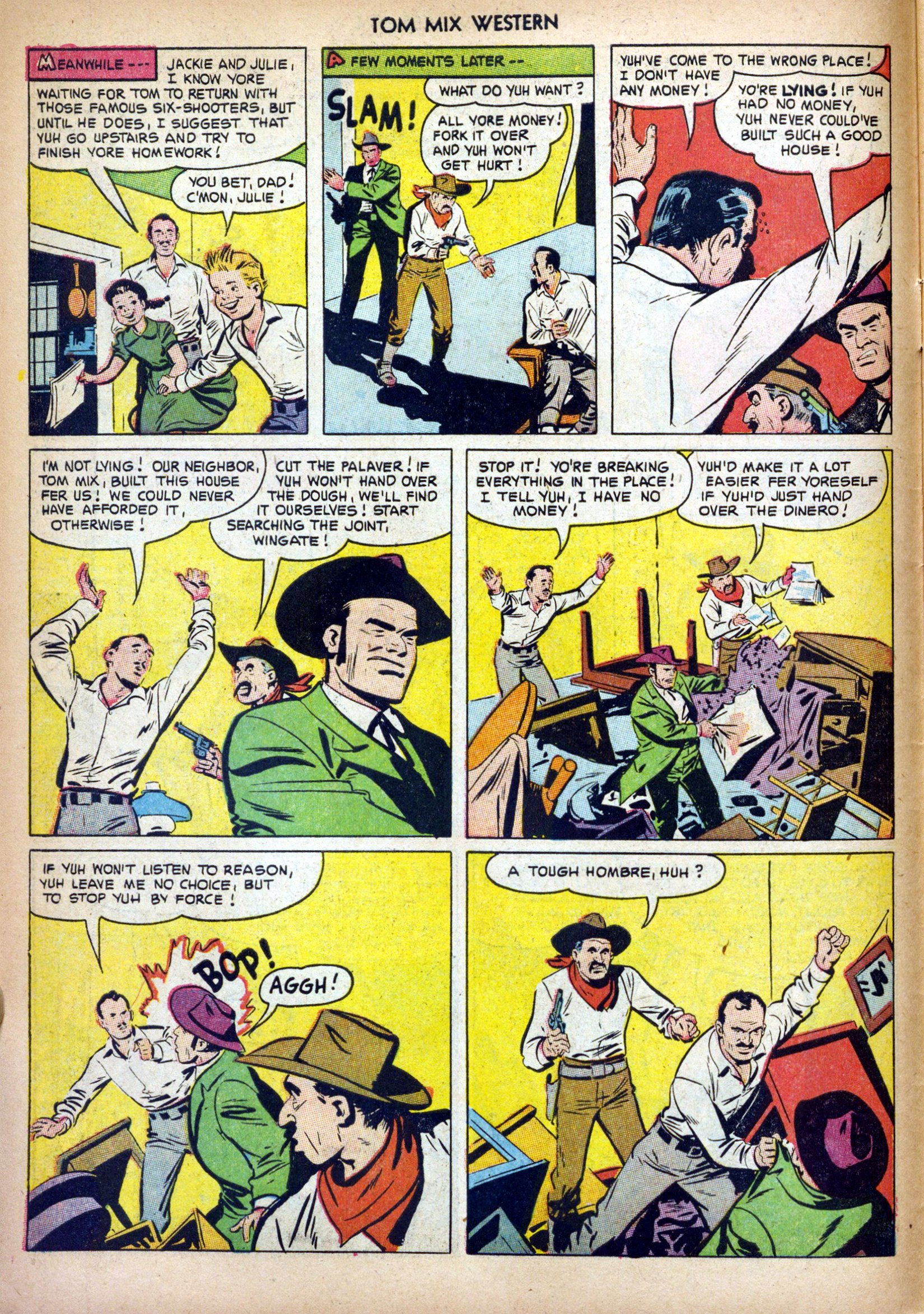 Read online Tom Mix Western (1948) comic -  Issue #58 - 6