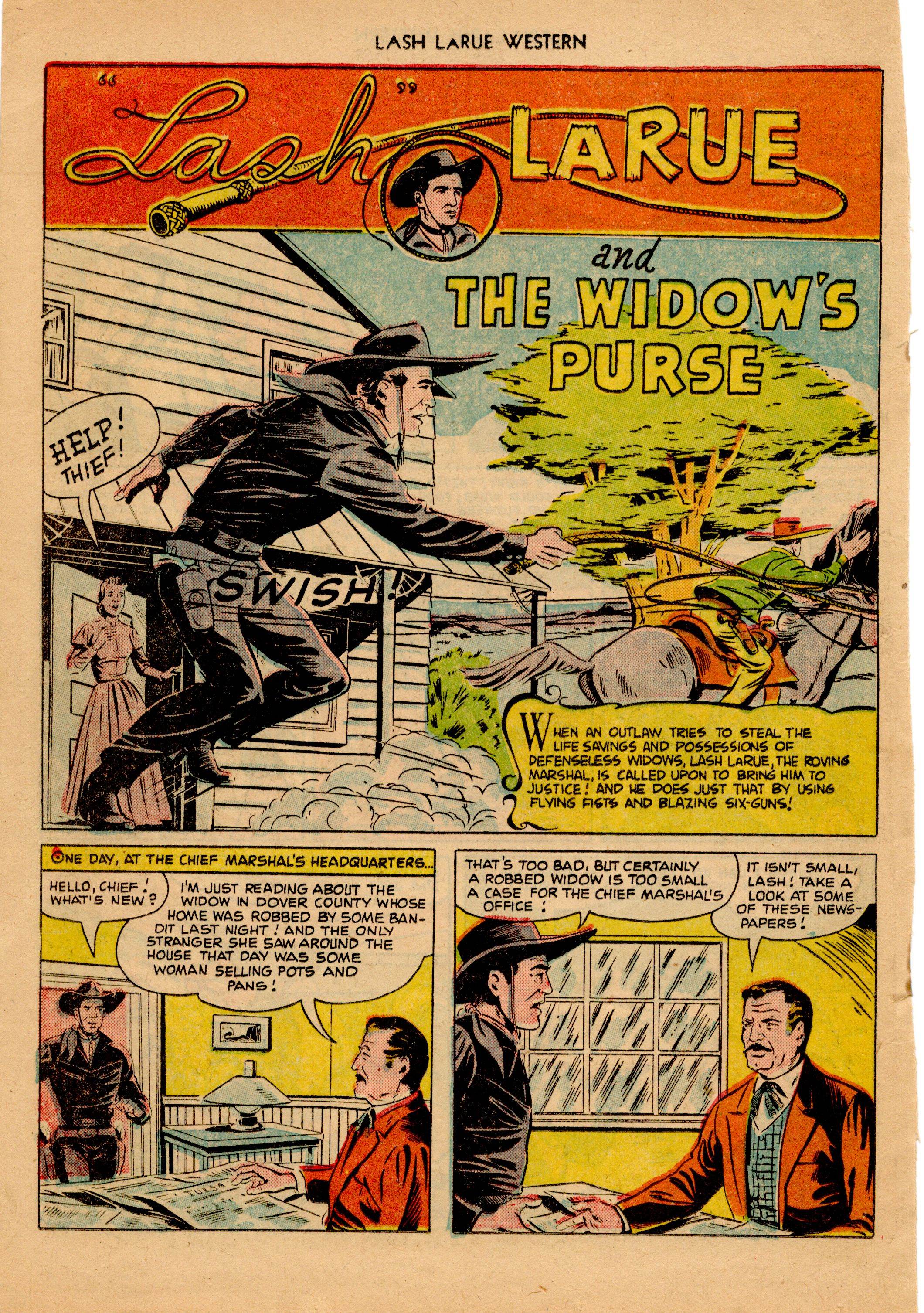 Read online Lash Larue Western (1949) comic -  Issue #18 - 17