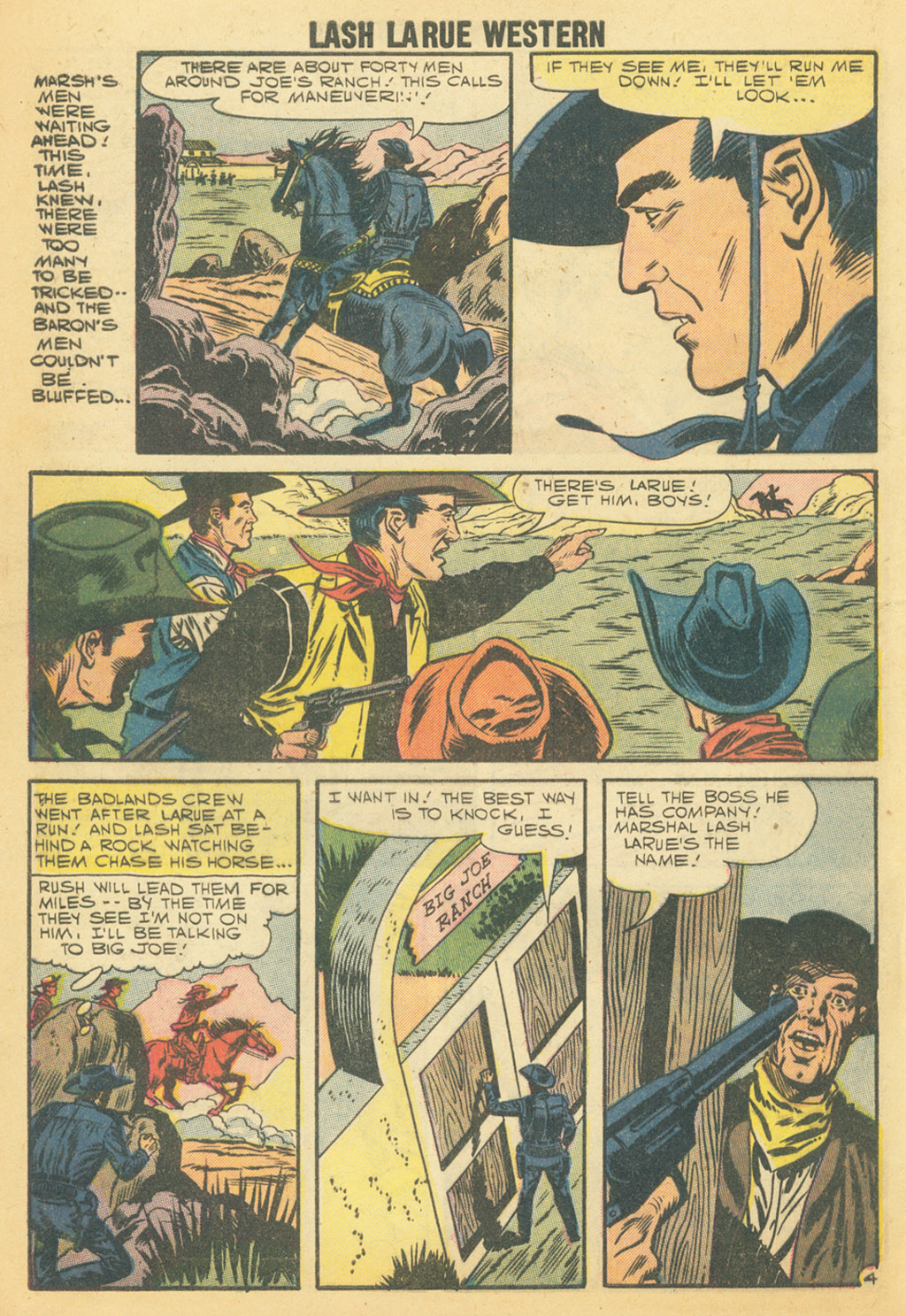 Read online Lash Larue Western (1949) comic -  Issue #68 - 13