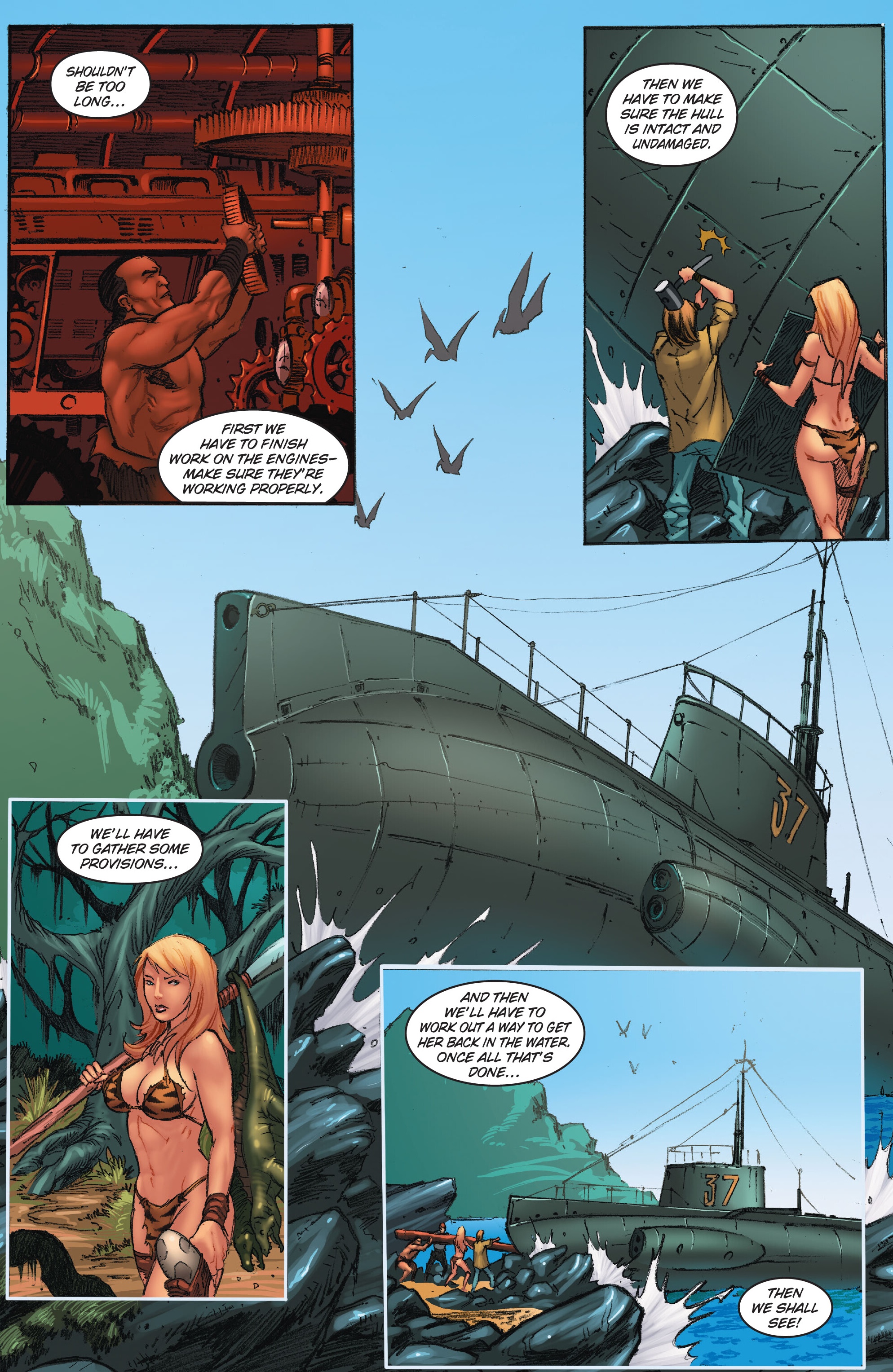 Read online Frank Cho's Jungle Girl: The Complete Omnibus comic -  Issue # TPB (Part 2) - 70