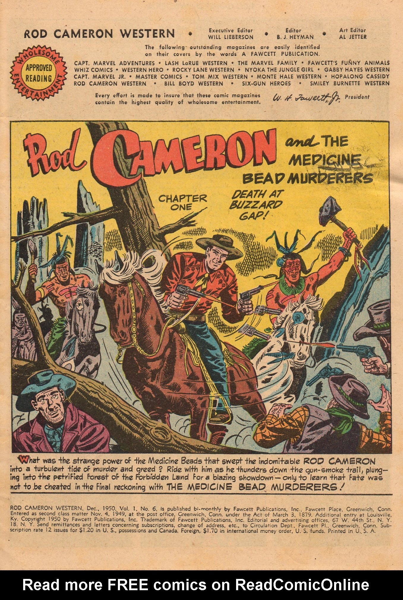 Read online Rod Cameron Western comic -  Issue #6 - 3