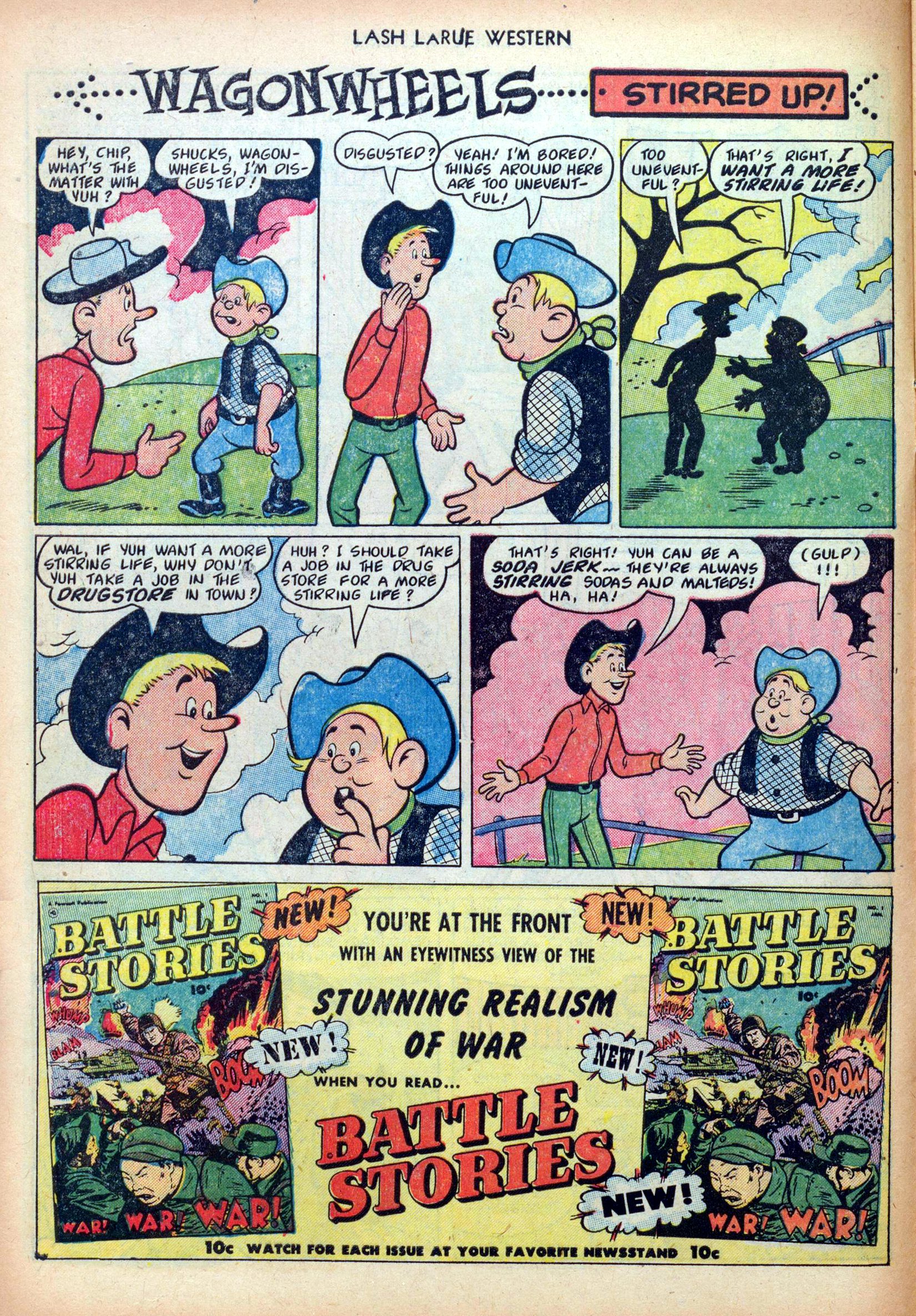 Read online Lash Larue Western (1949) comic -  Issue #26 - 10
