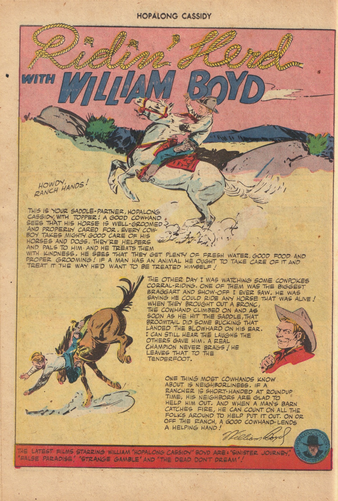 Read online Hopalong Cassidy comic -  Issue #24 - 30