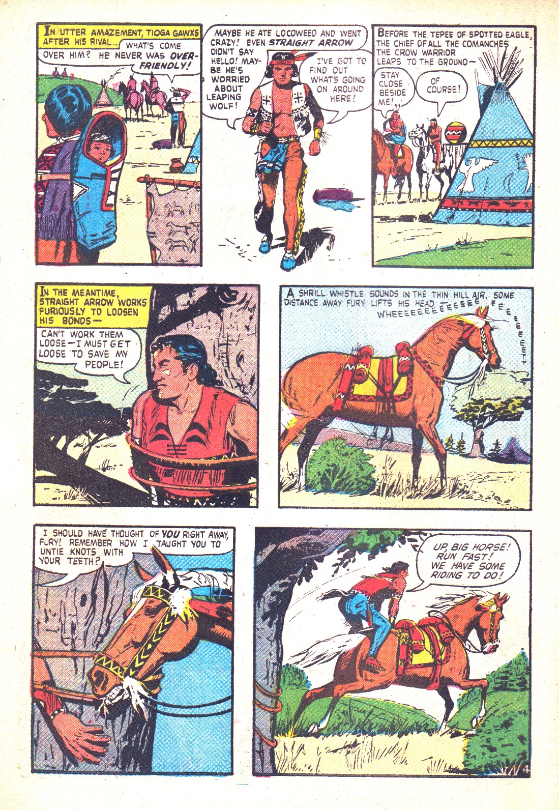 Read online Straight Arrow comic -  Issue #52 - 6