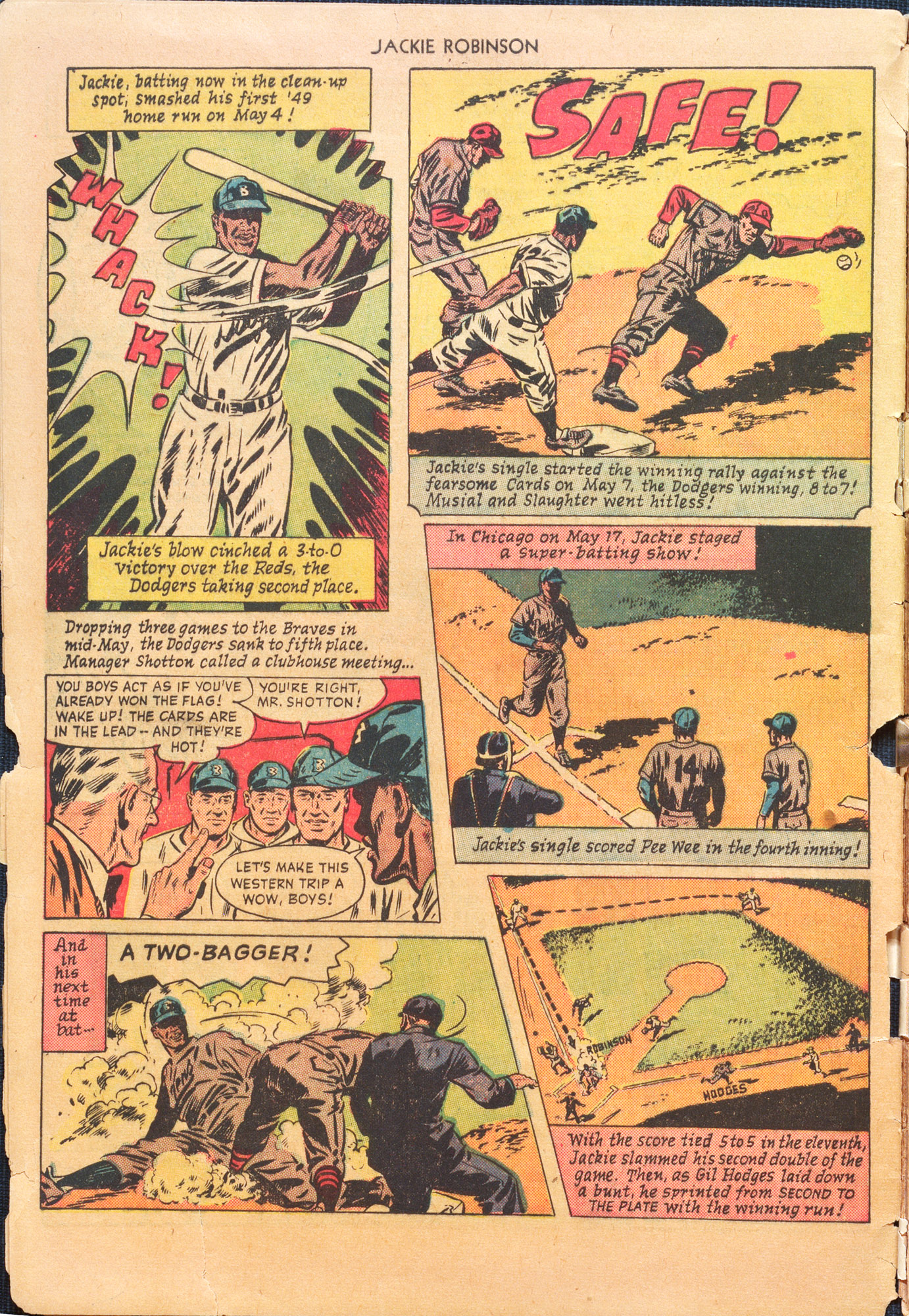 Read online Jackie Robinson comic -  Issue #4 - 8