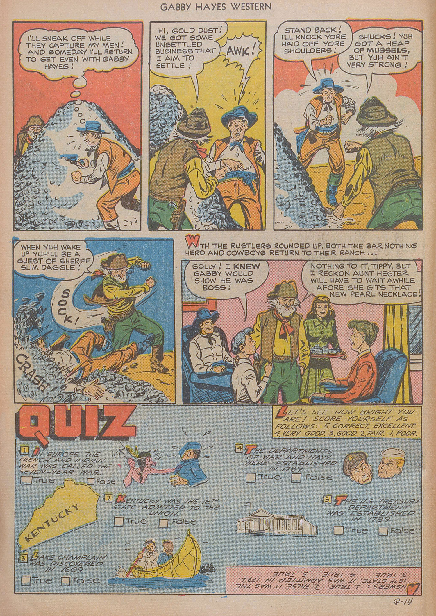 Read online Gabby Hayes Western comic -  Issue #20 - 14