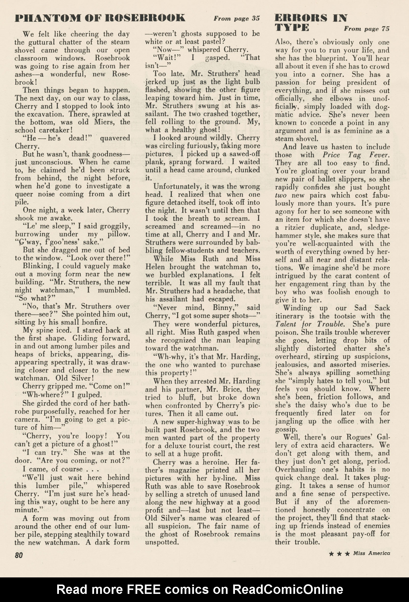 Read online Miss America Magazine comic -  Issue #24 - 63
