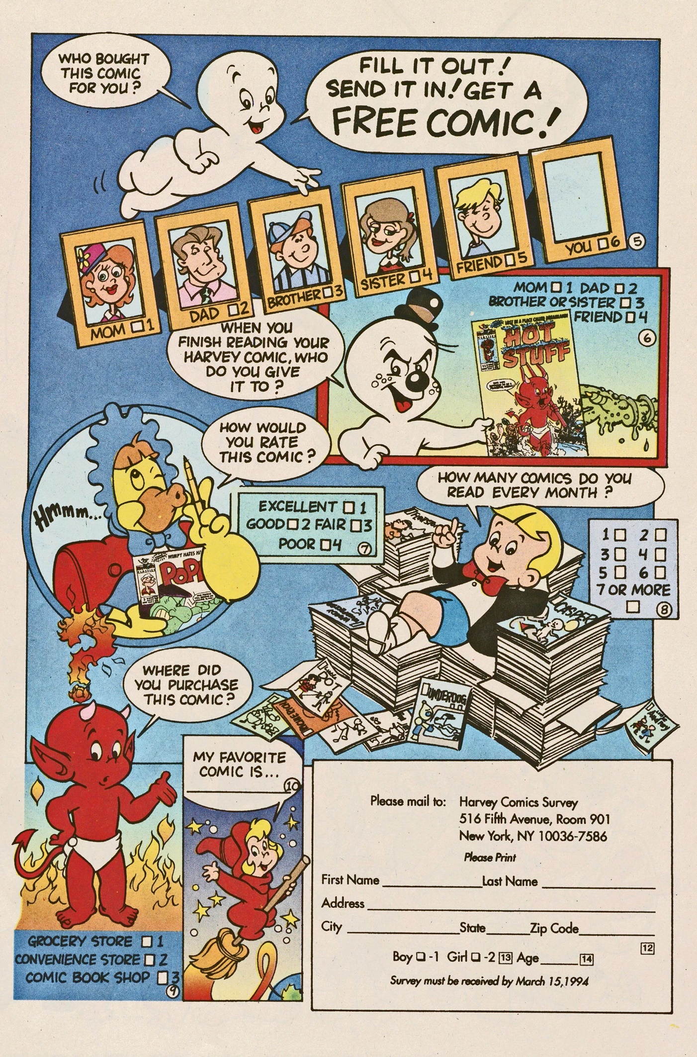 Read online Casper the Friendly Ghost (1991) comic -  Issue #28 - 17