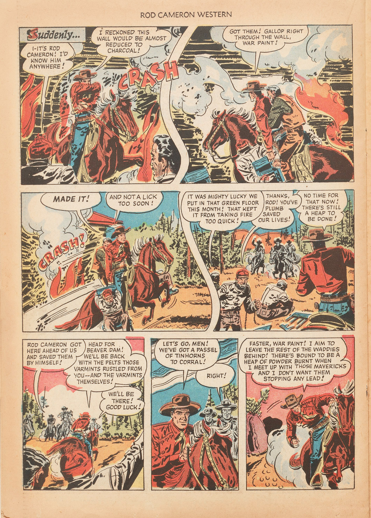 Read online Rod Cameron Western comic -  Issue #4 - 22