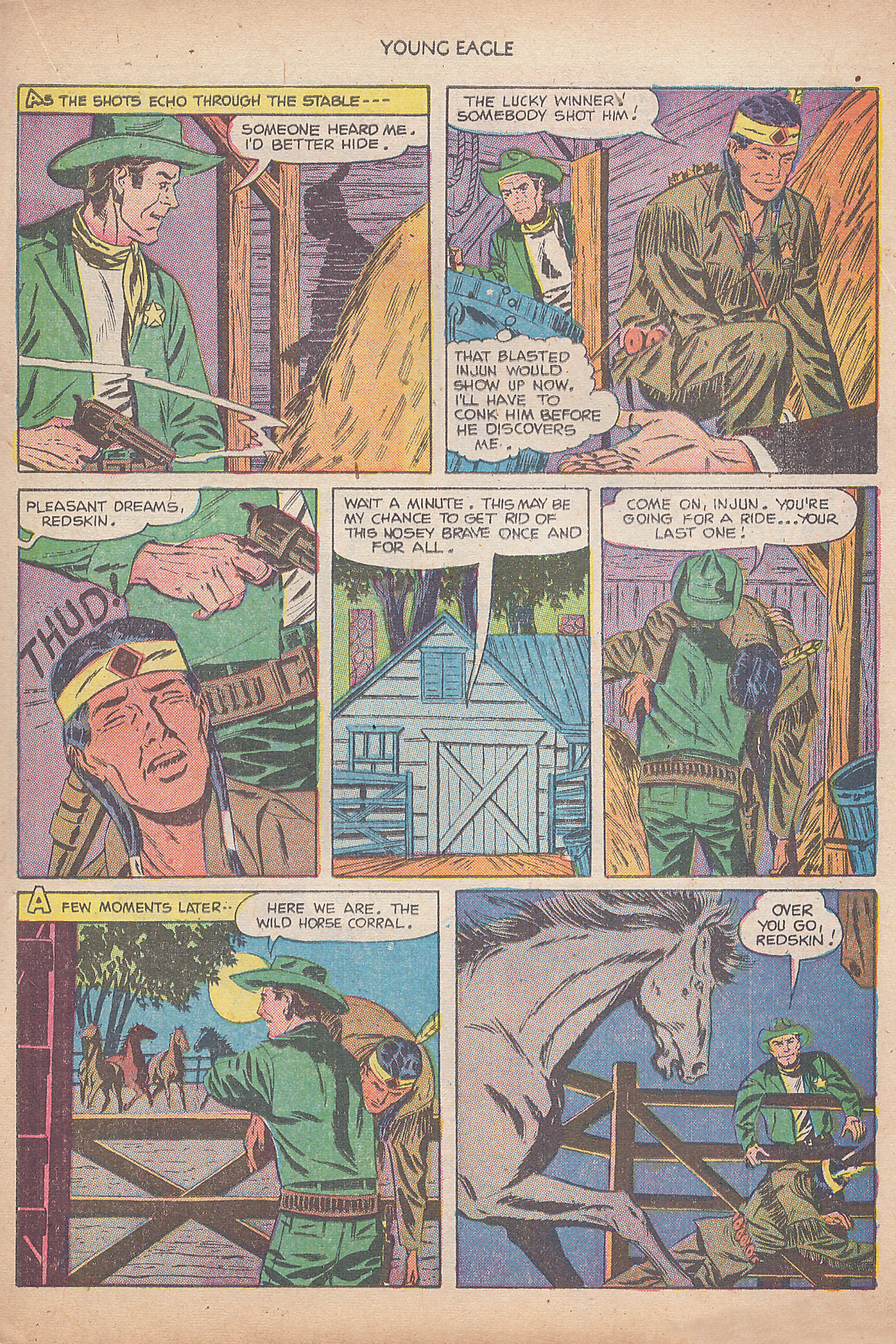 Read online Young Eagle comic -  Issue #8 - 21