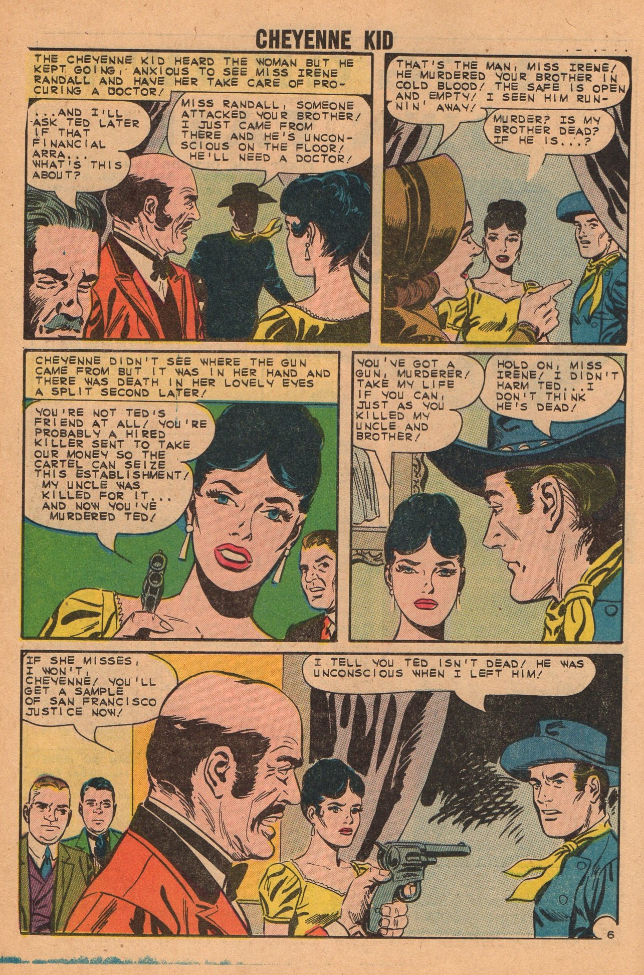 Read online Cheyenne Kid comic -  Issue #42 - 16