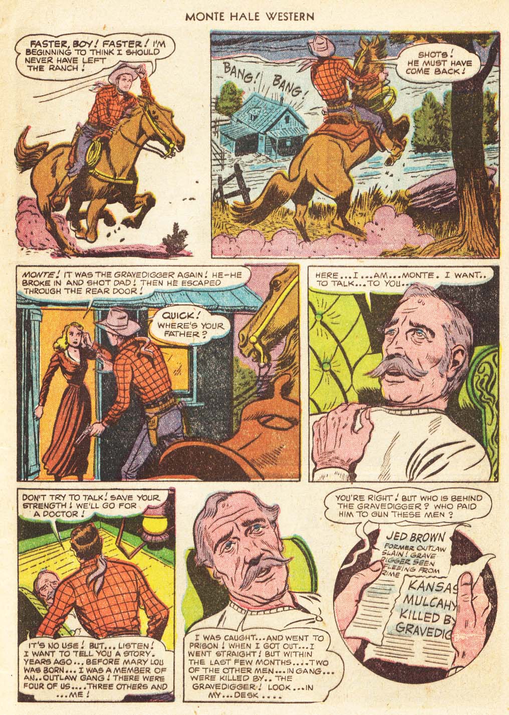 Read online Monte Hale Western comic -  Issue #56 - 8