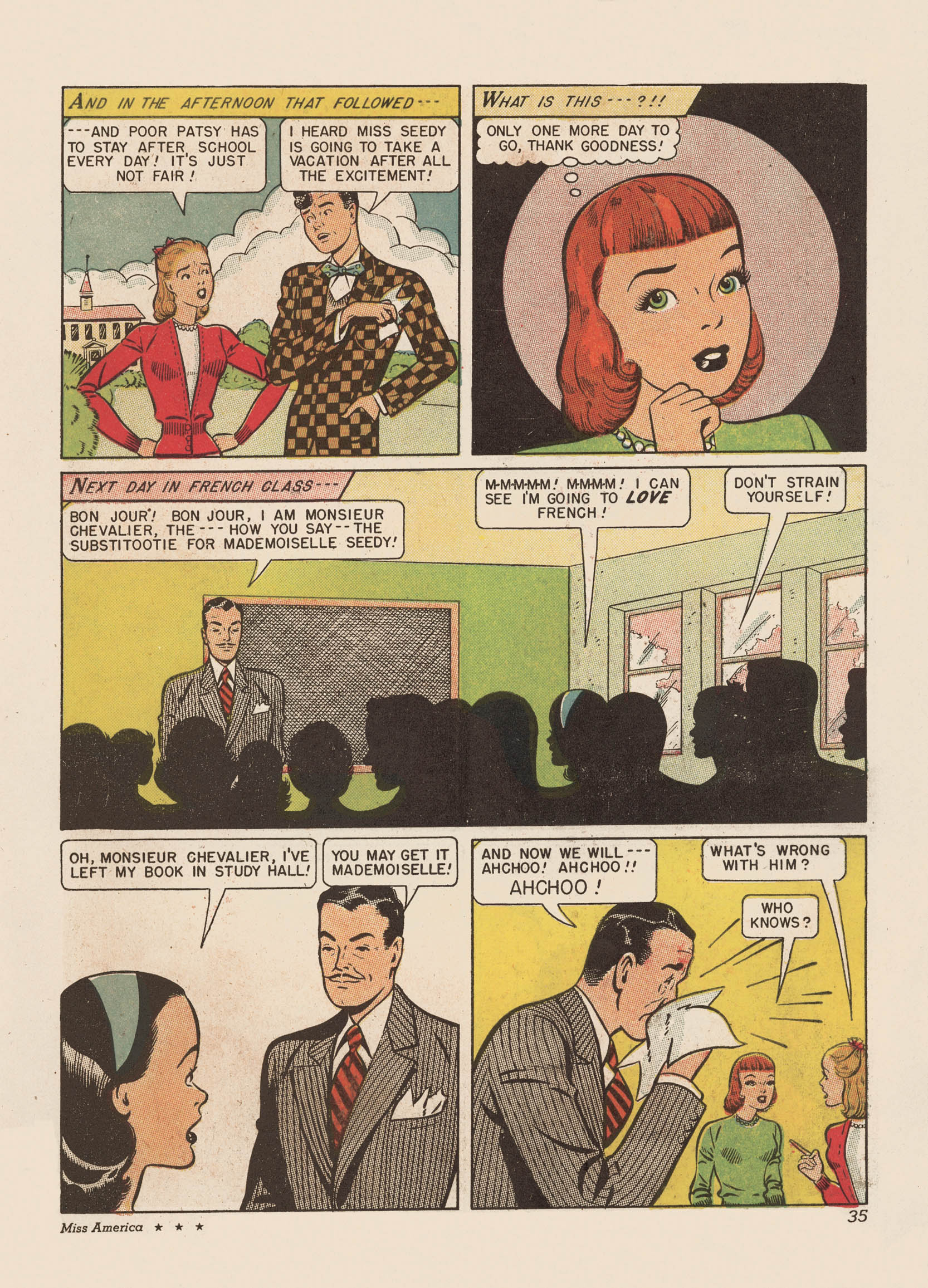 Read online Miss America Magazine comic -  Issue #29 - 29