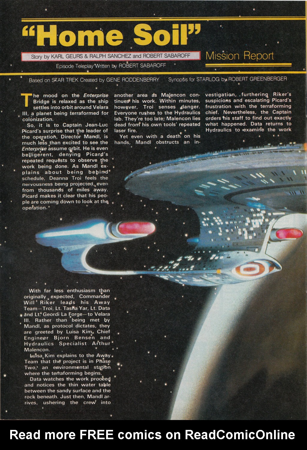 Read online Star Trek The Next Generation (1990) comic -  Issue #4 - 26