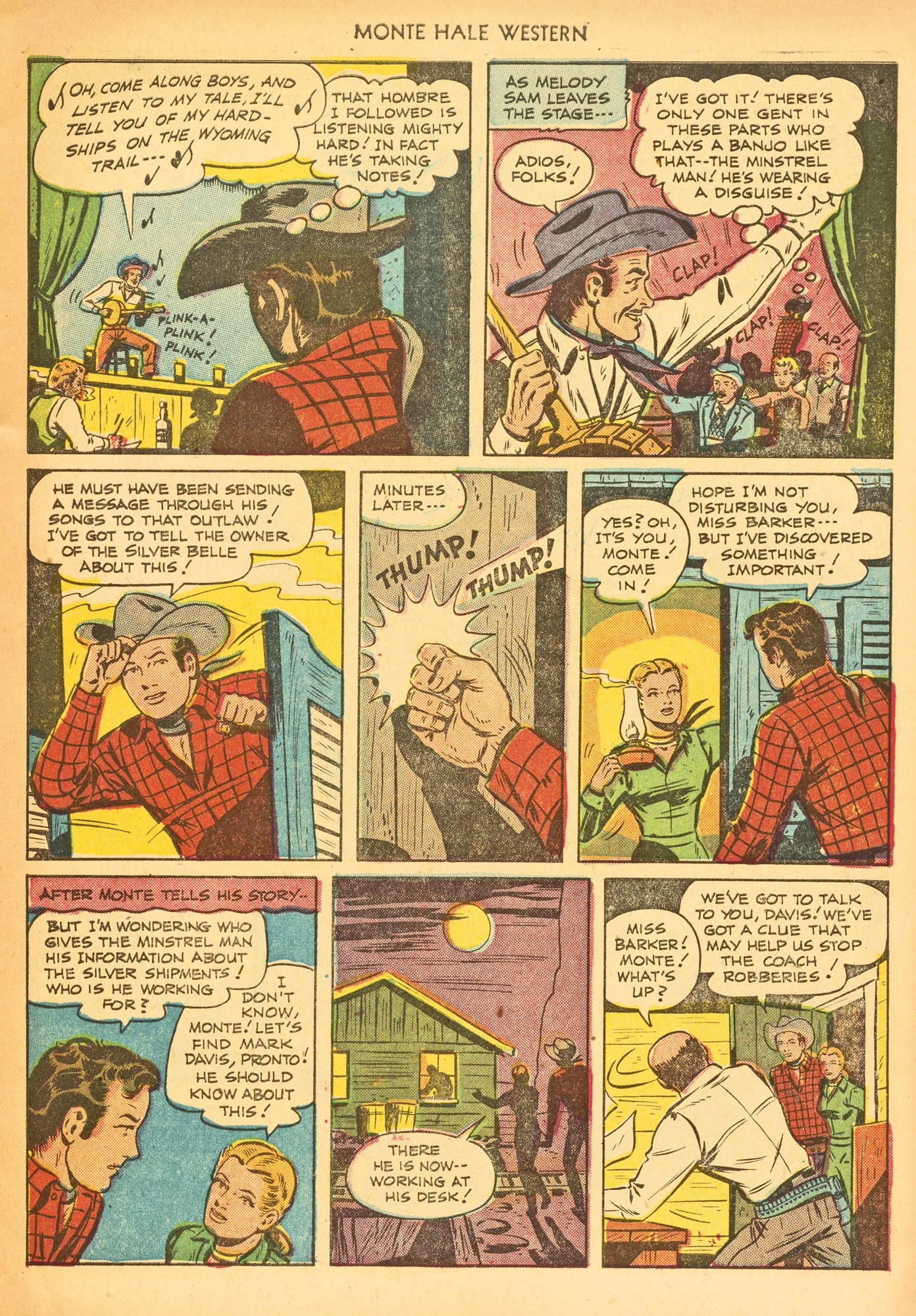 Read online Monte Hale Western comic -  Issue #66 - 7
