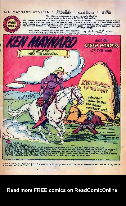 Read online Ken Maynard Western comic -  Issue #7 - 3