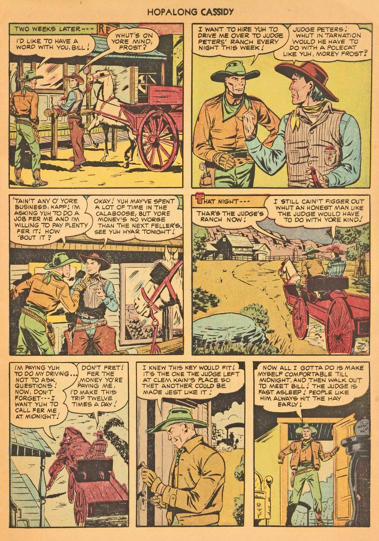 Read online Hopalong Cassidy comic -  Issue #50 - 21