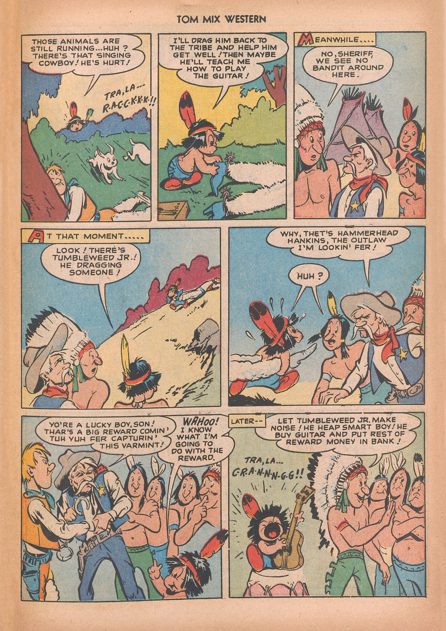 Read online Tom Mix Western (1948) comic -  Issue #10 - 29