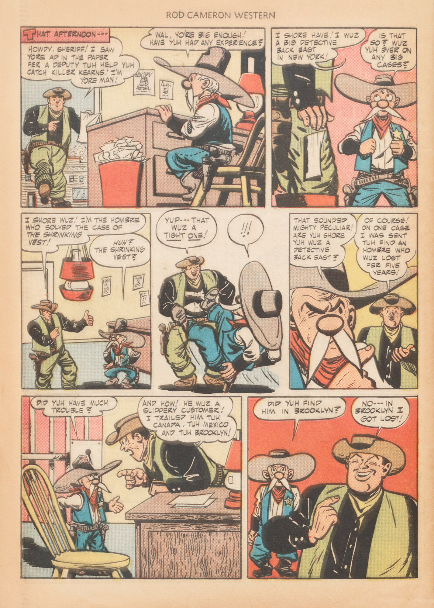 Read online Rod Cameron Western comic -  Issue #4 - 32