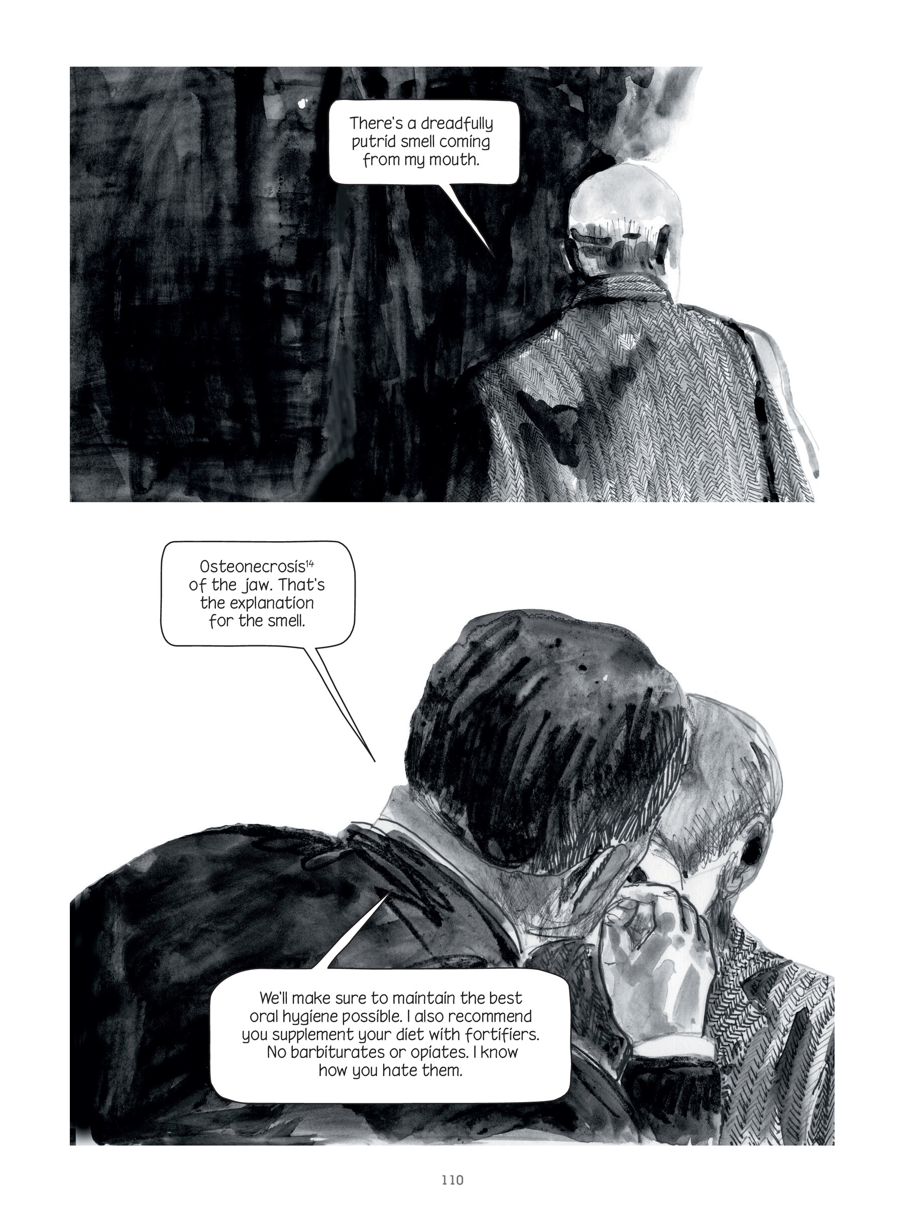 Read online Through Clouds of Smoke: Freud's Final Days comic -  Issue # TPB - 108