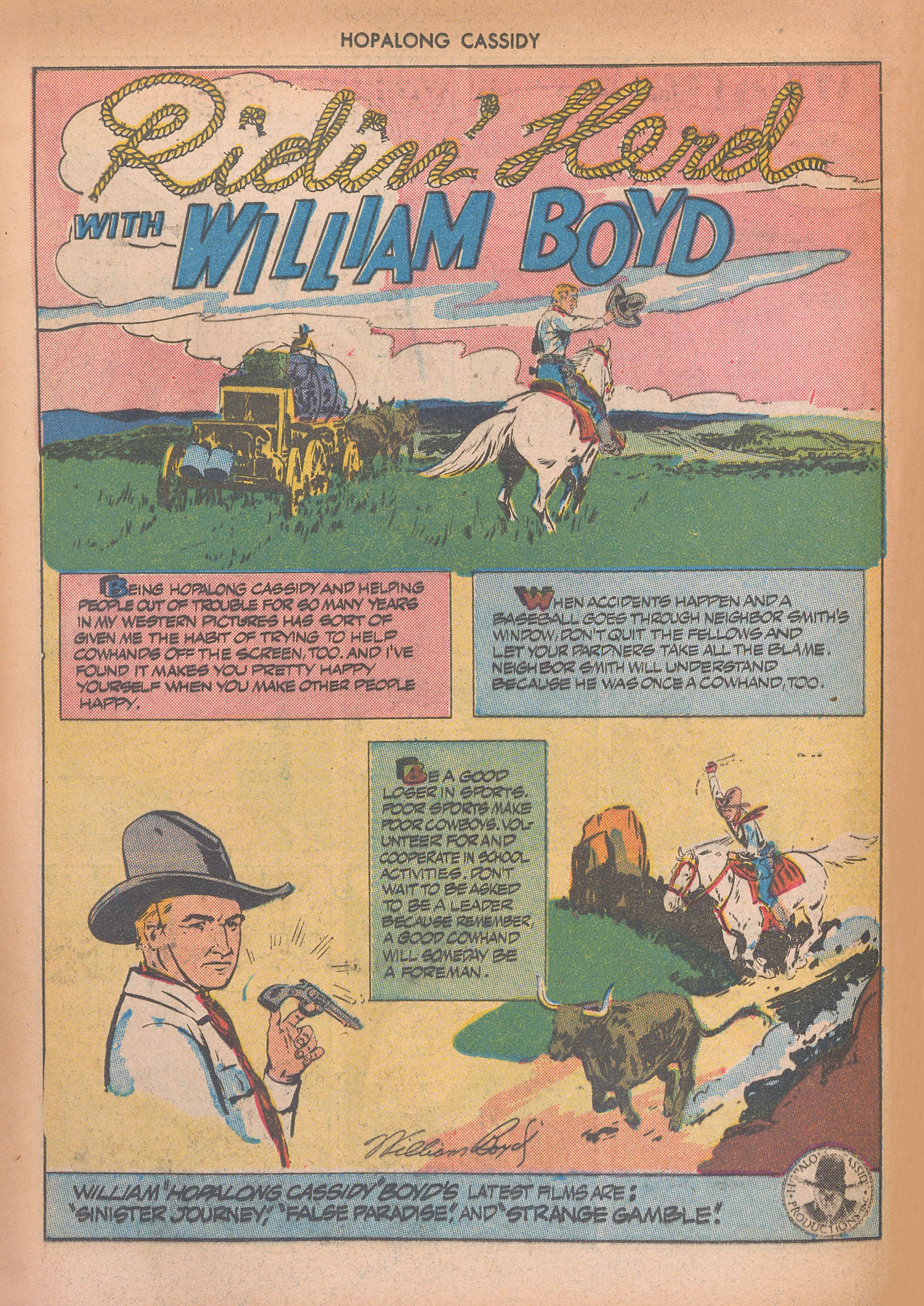 Read online Hopalong Cassidy comic -  Issue #22 - 36