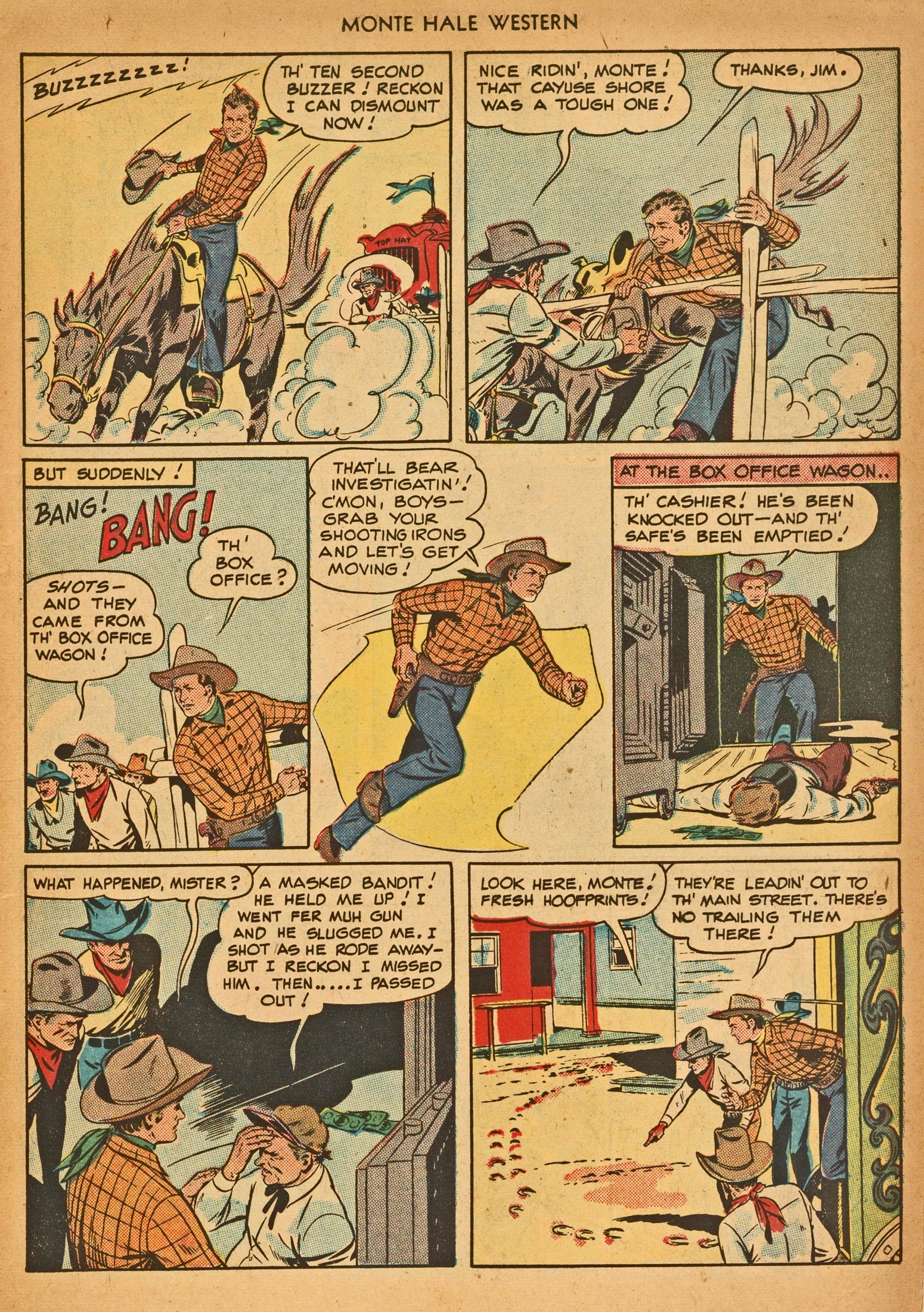 Read online Monte Hale Western comic -  Issue #30 - 17