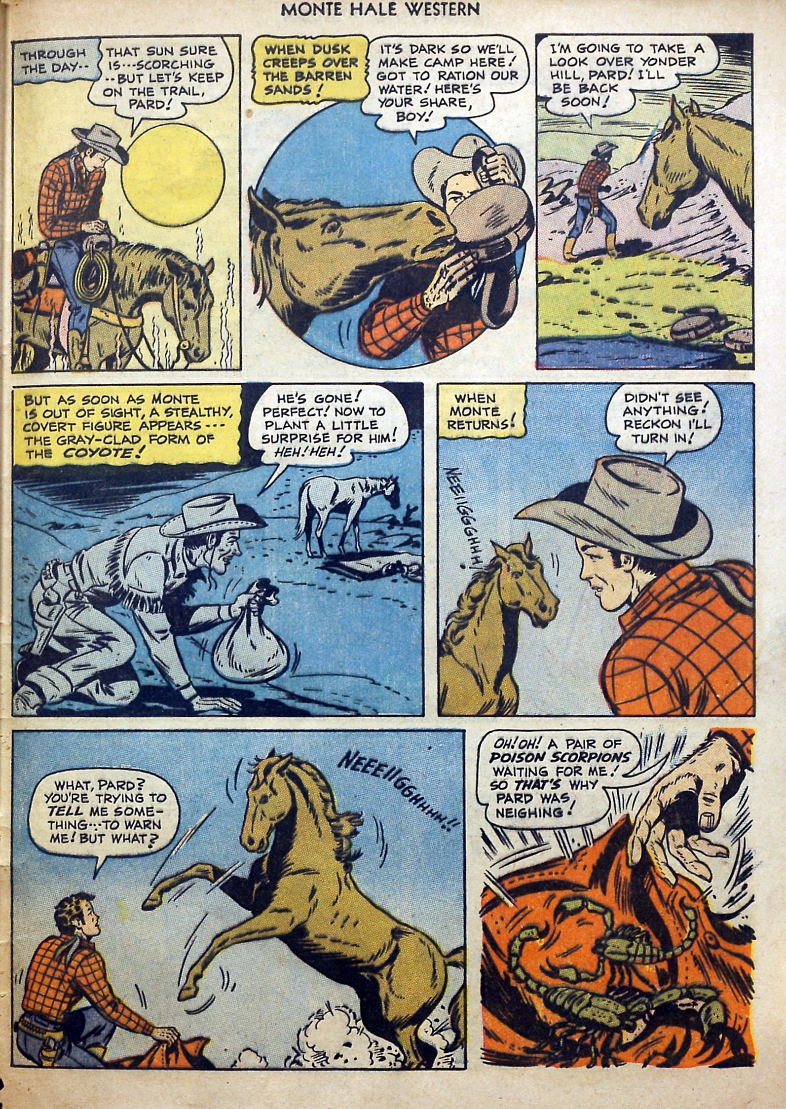 Read online Monte Hale Western comic -  Issue #46 - 45