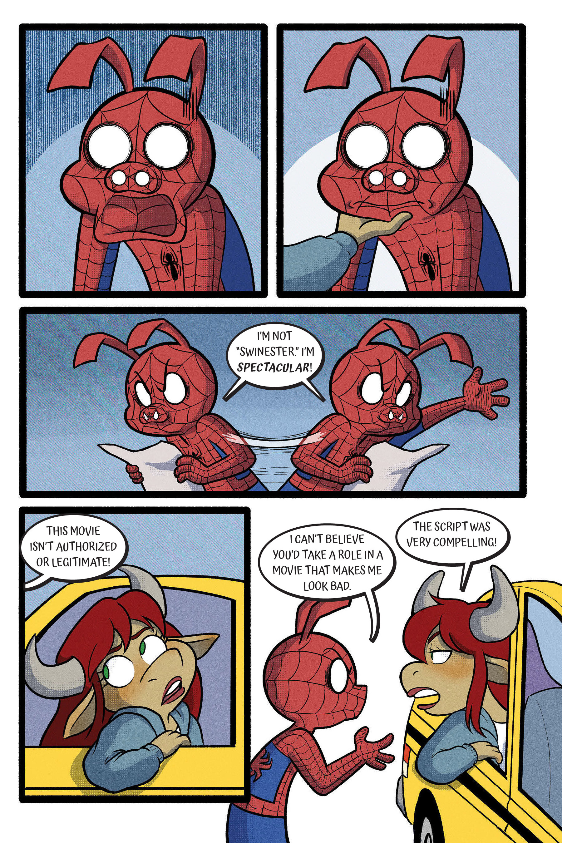 Read online Spider-Ham: Hollywood May-Ham comic -  Issue # TPB - 14