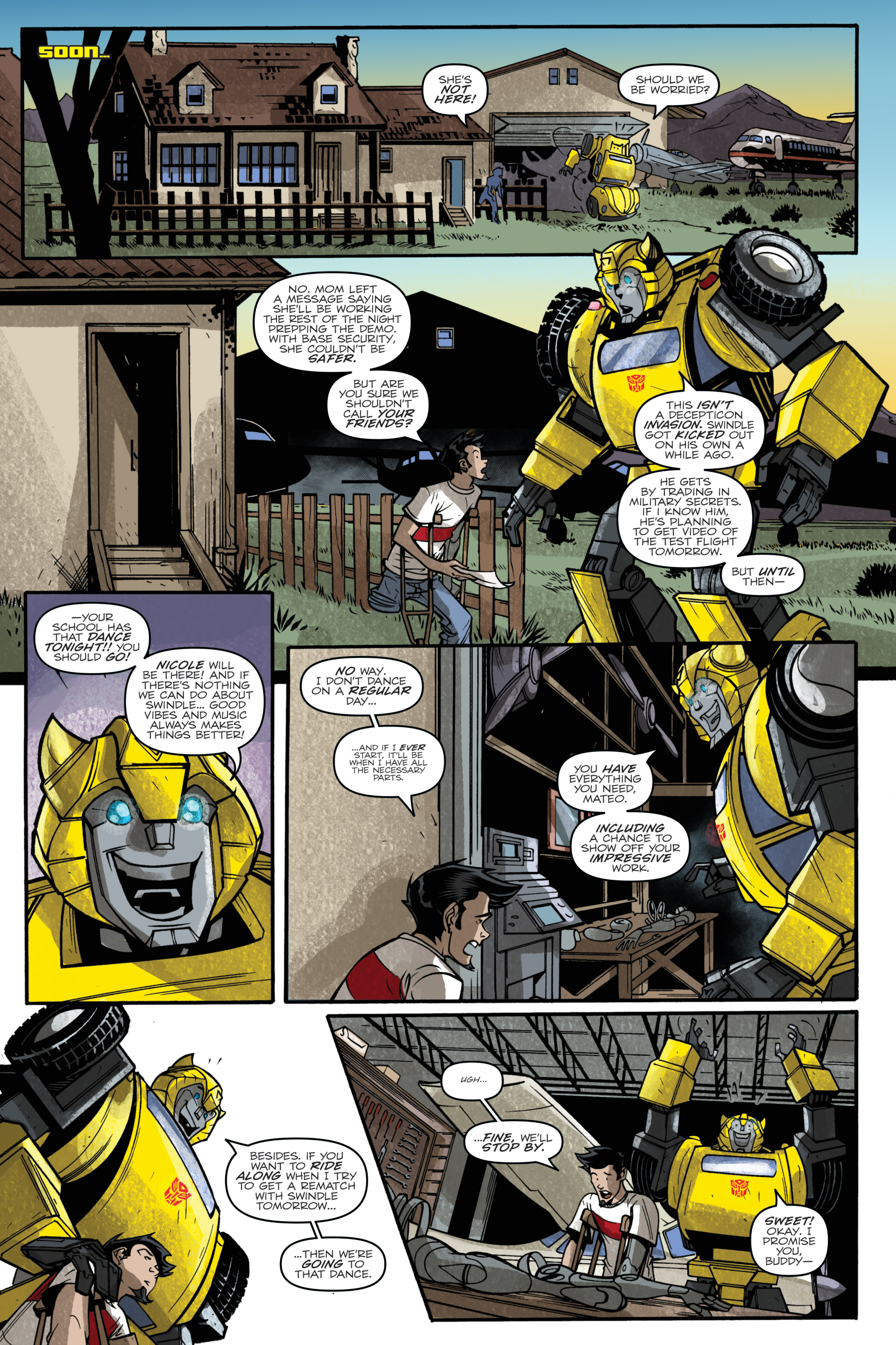 Read online Transformers: Bumblebee - Win If You Dare comic -  Issue # TPB - 40
