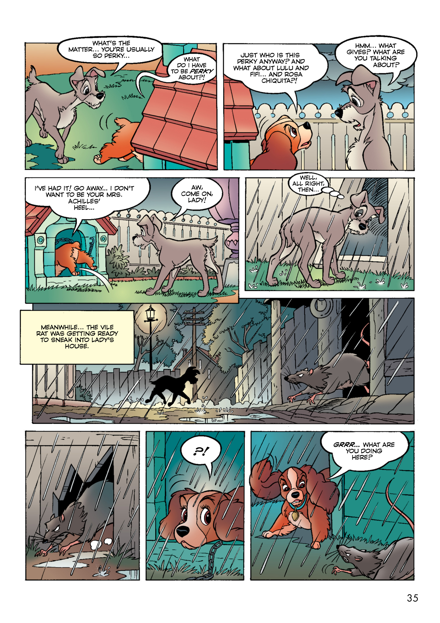 Read online Disney Lady and the Tramp: The Story of the Movie in Comics comic -  Issue # Full - 36