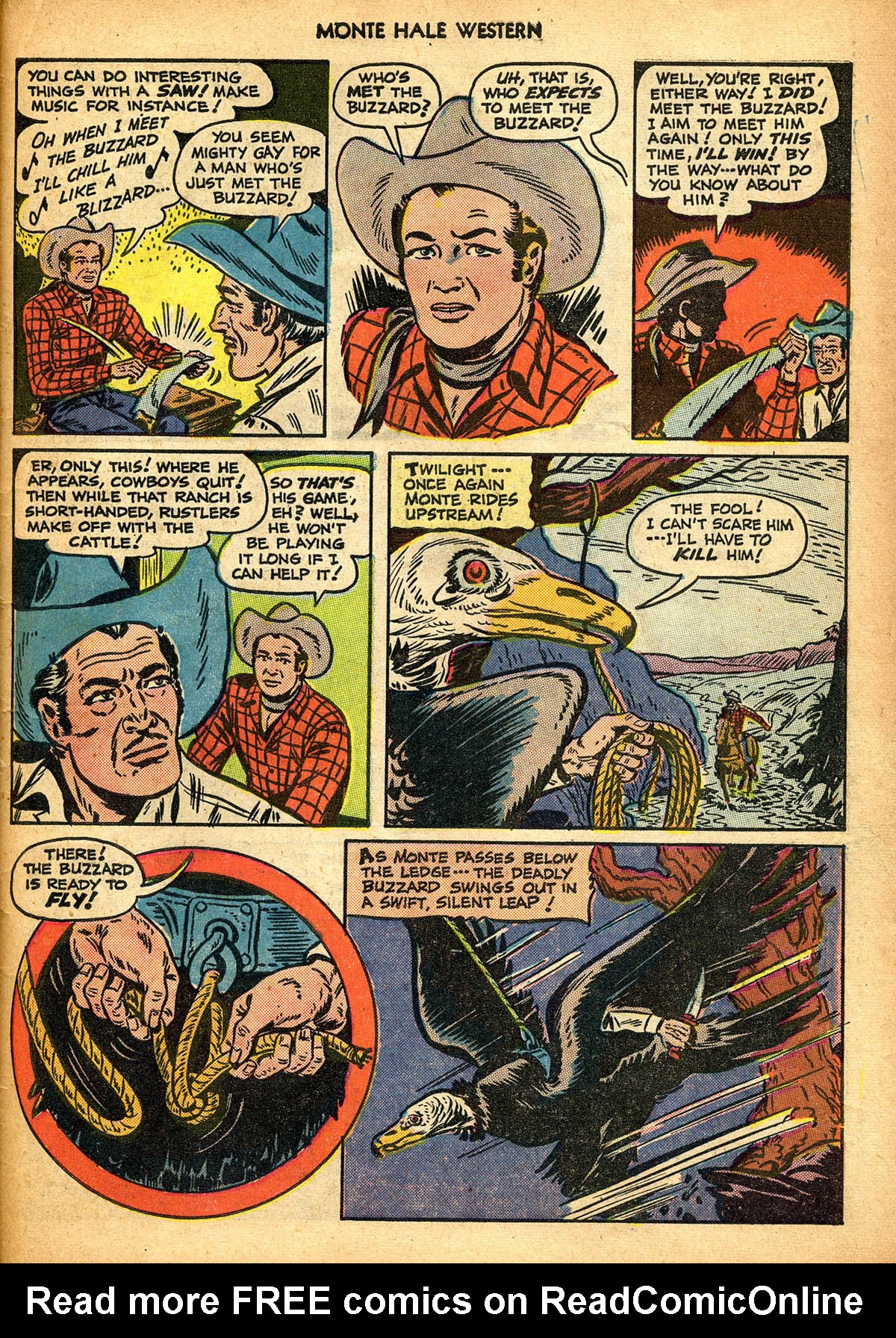 Read online Monte Hale Western comic -  Issue #44 - 48