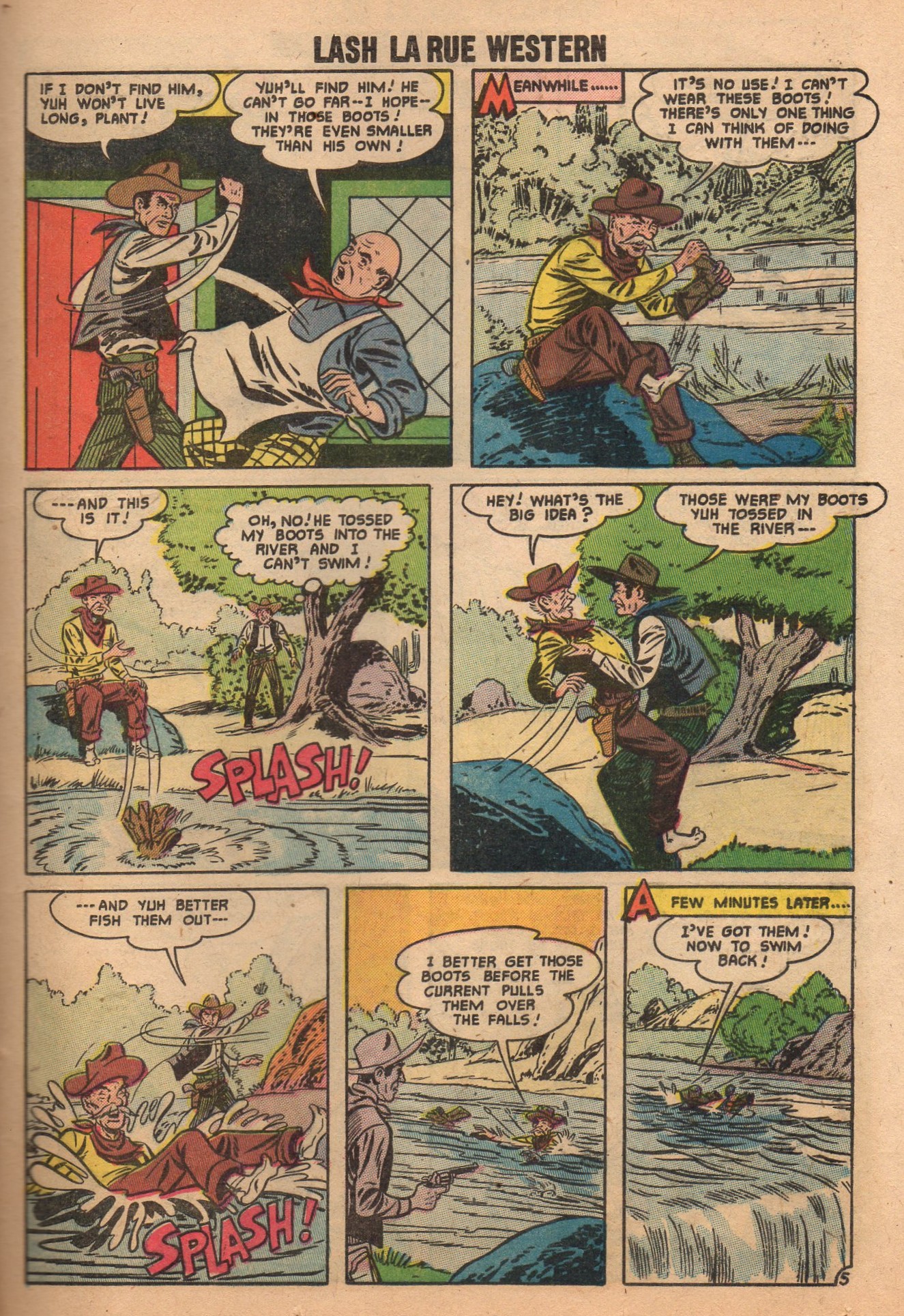 Read online Lash Larue Western (1949) comic -  Issue #65 - 25