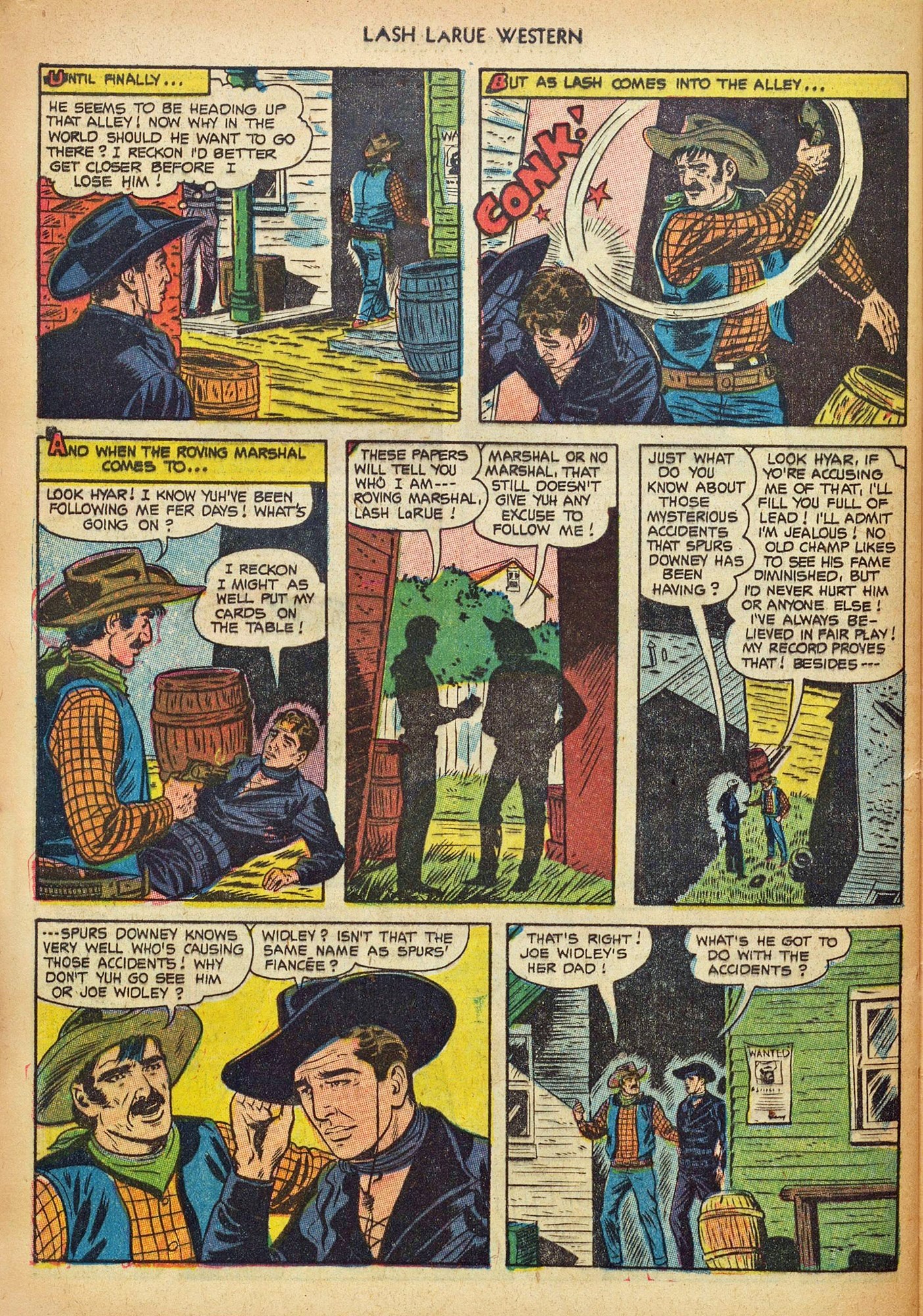 Read online Lash Larue Western (1949) comic -  Issue #44 - 32
