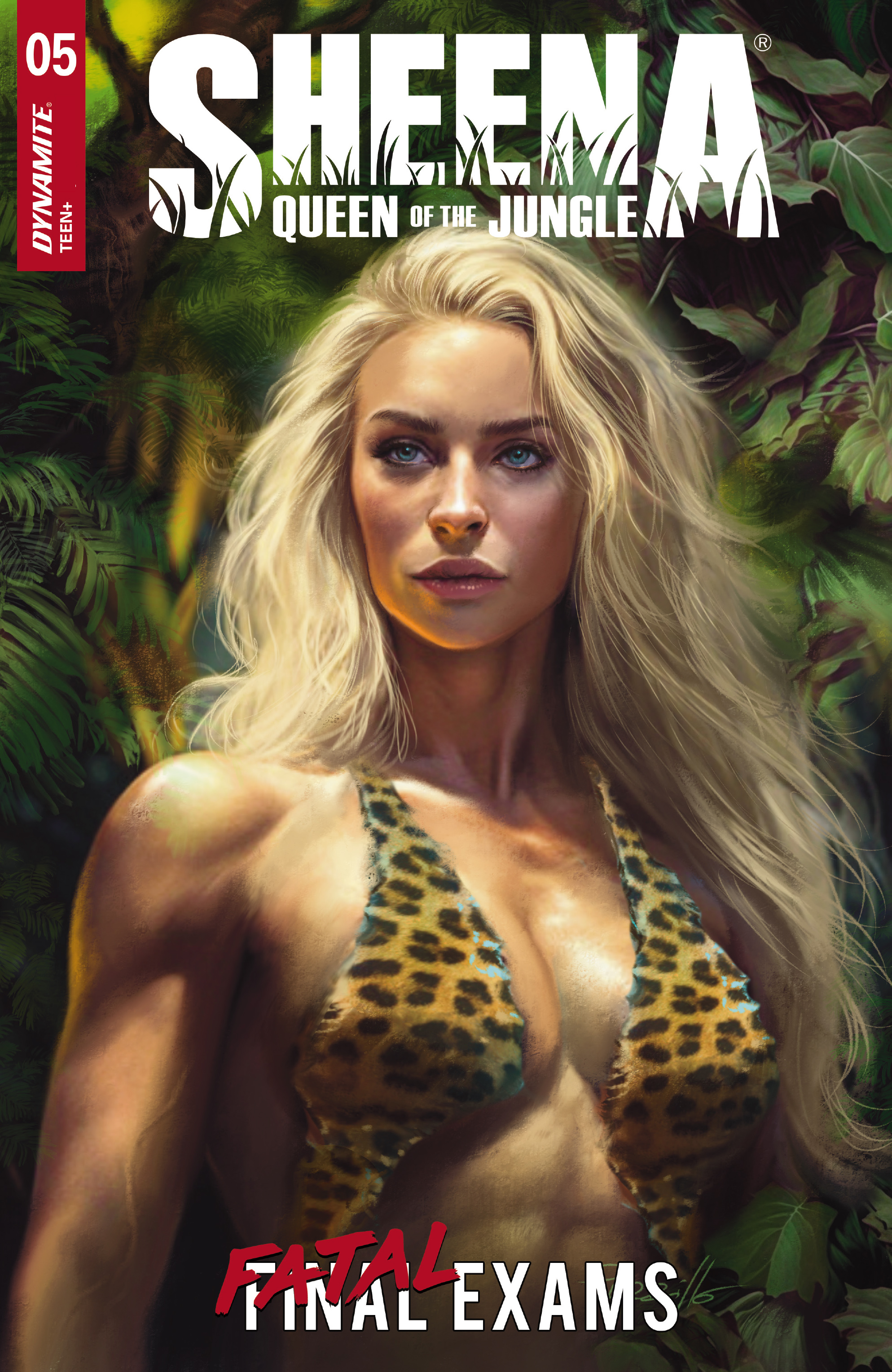 Read online Sheena Queen of the Jungle: Fatal Exams comic -  Issue #5 - 1