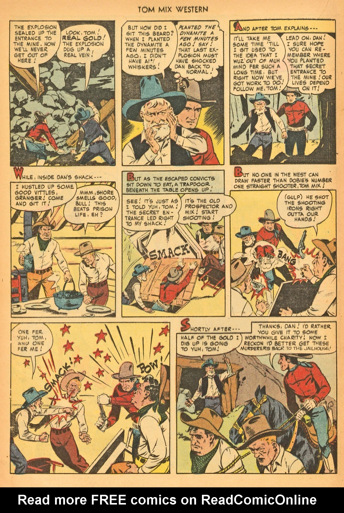Read online Tom Mix Western (1948) comic -  Issue #22 - 20