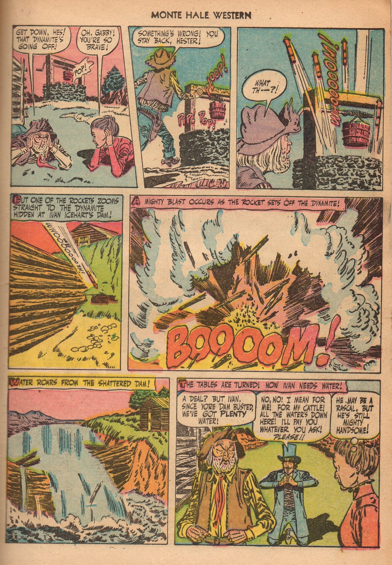 Read online Monte Hale Western comic -  Issue #51 - 17