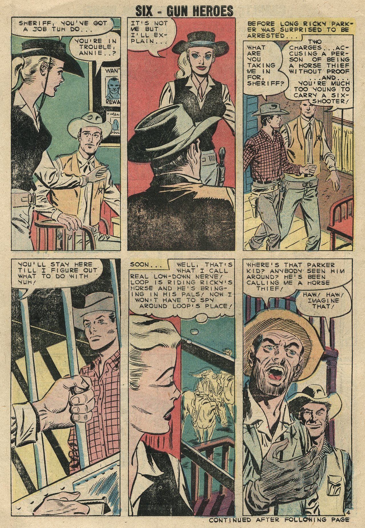 Read online Six-Gun Heroes comic -  Issue #54 - 30