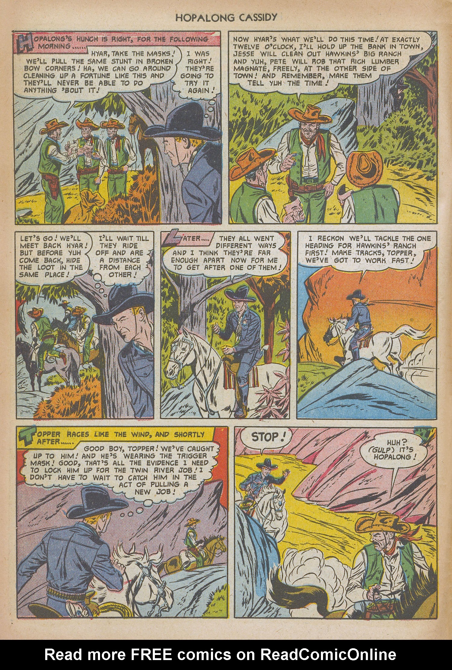 Read online Hopalong Cassidy comic -  Issue #53 - 10