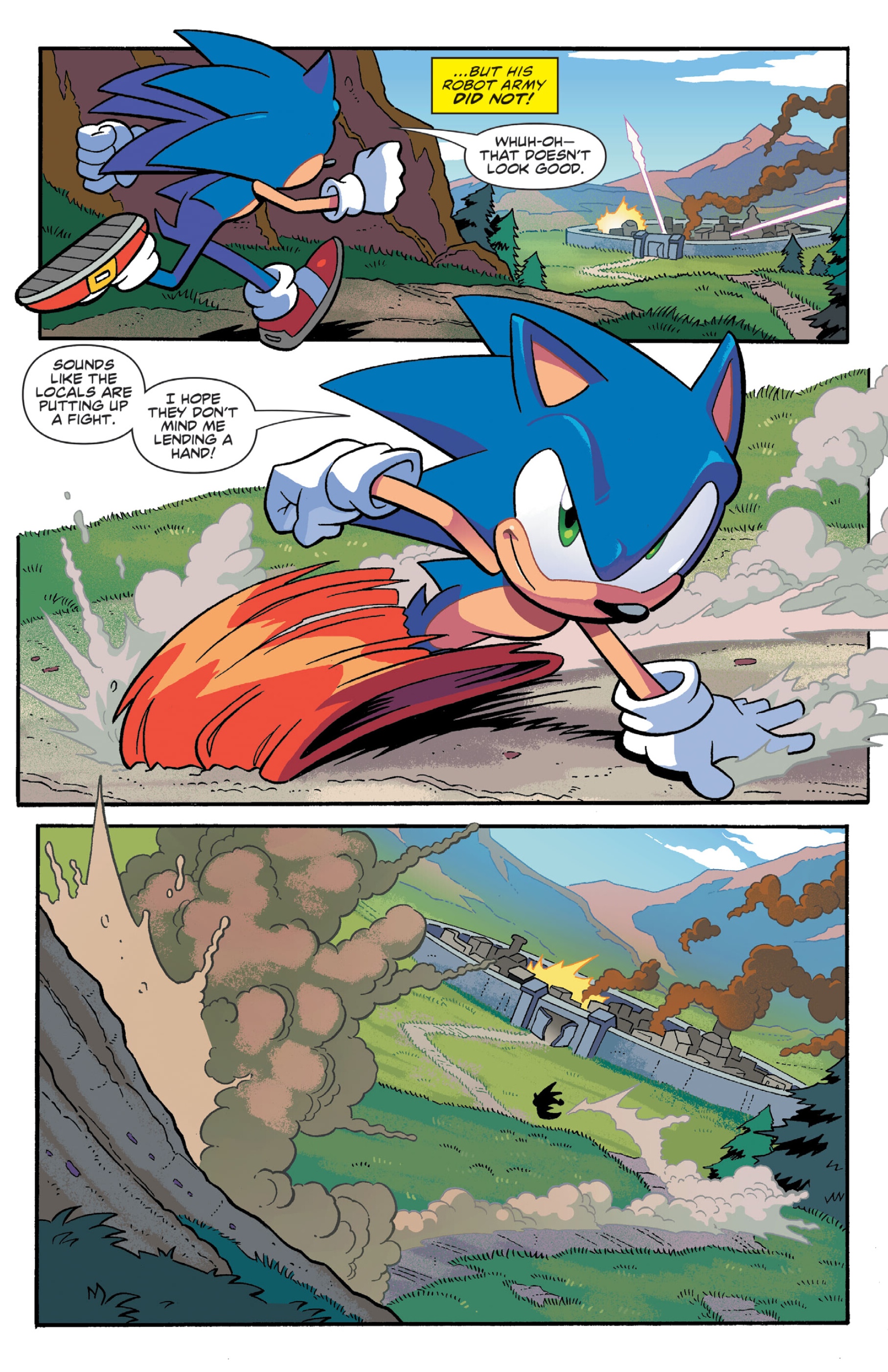 Read online Sonic the Hedgehog: Sonic & Tails: Best Buds Forever comic -  Issue # TPB - 7