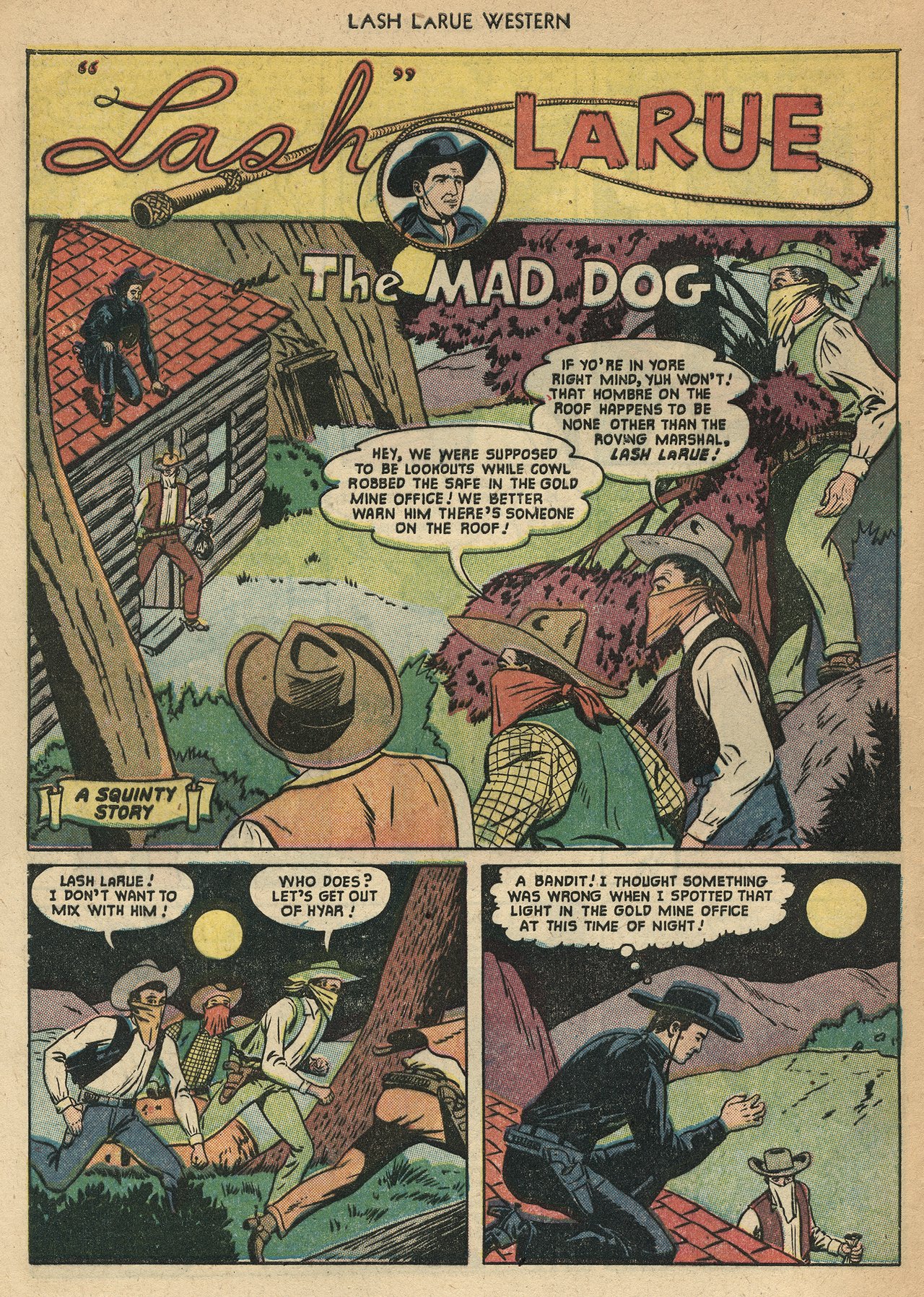 Read online Lash Larue Western (1949) comic -  Issue #22 - 28