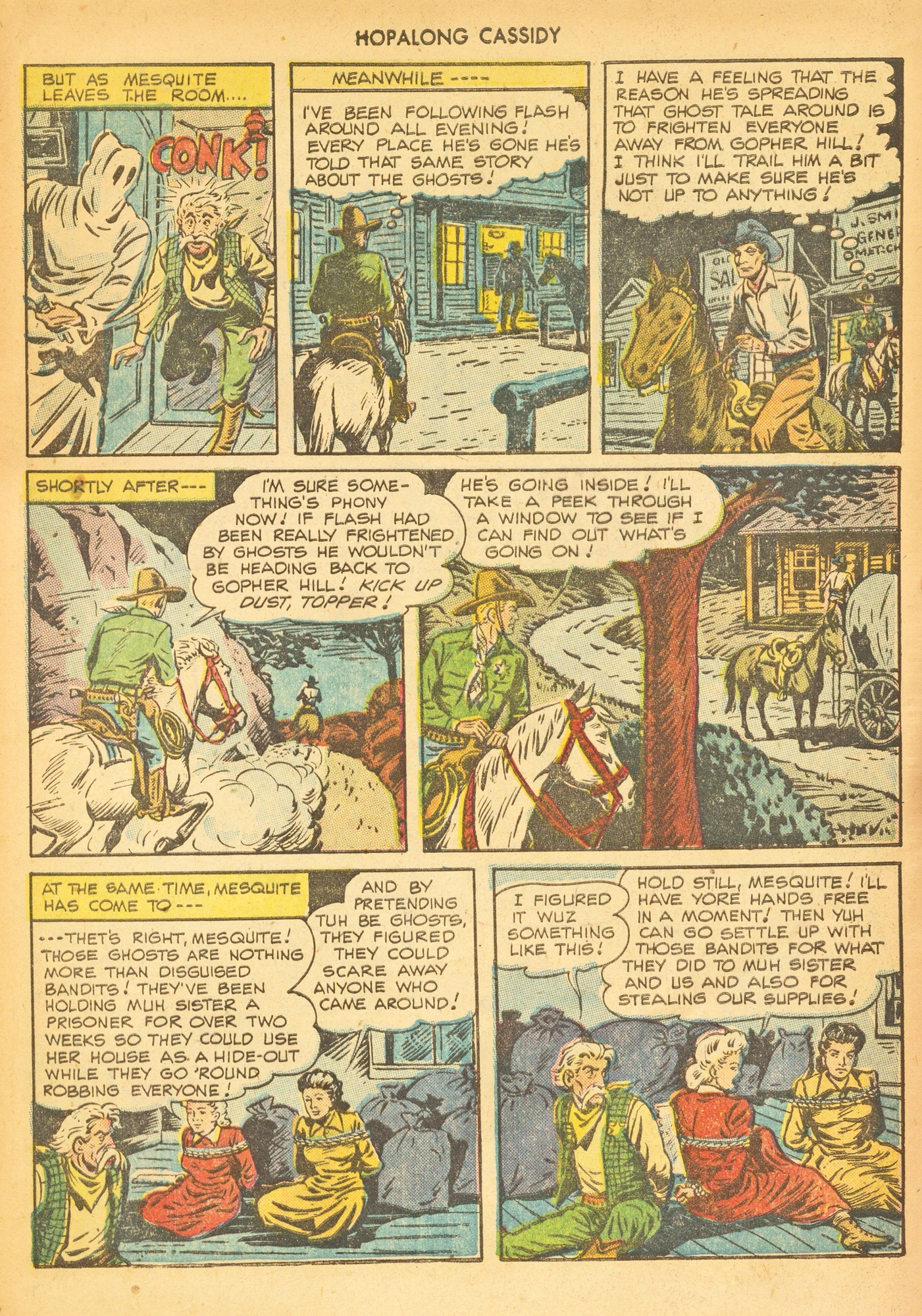 Read online Hopalong Cassidy comic -  Issue #30 - 31