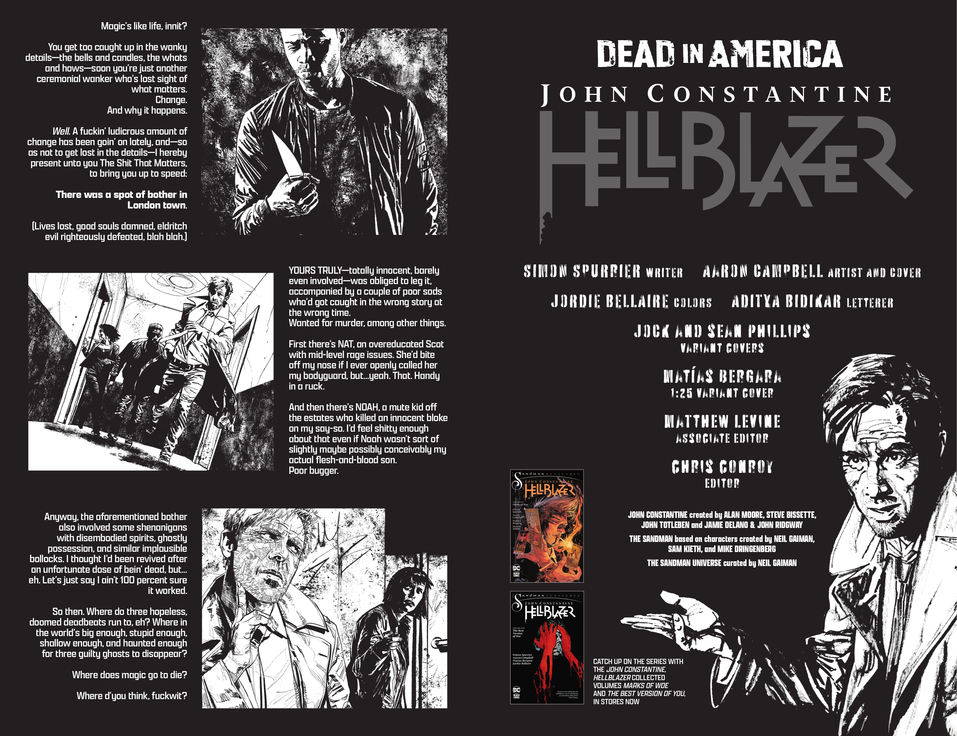 Read online John Constantine: Hellblazer: Dead in America comic -  Issue #1 - 5
