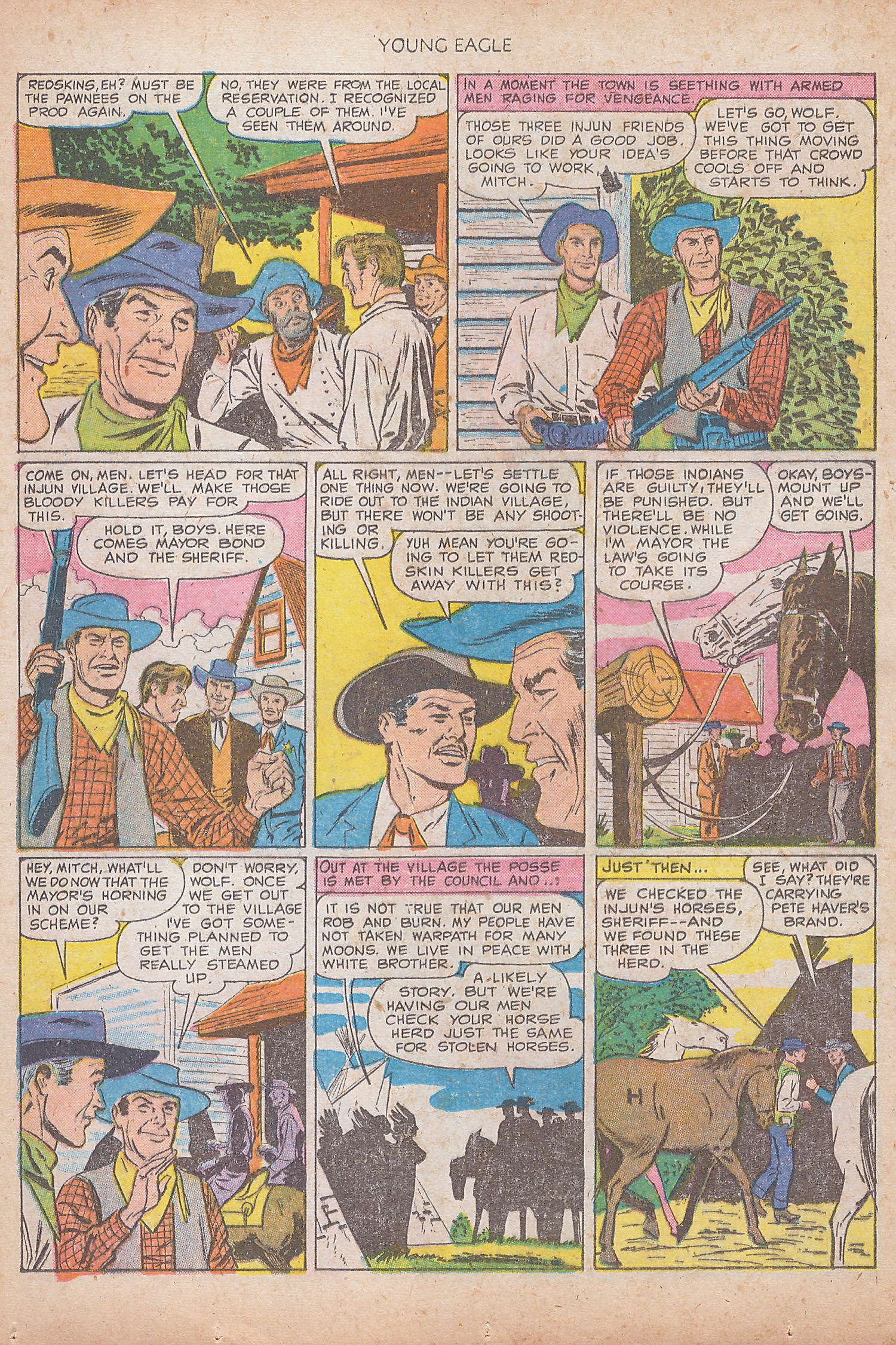 Read online Young Eagle comic -  Issue #7 - 6