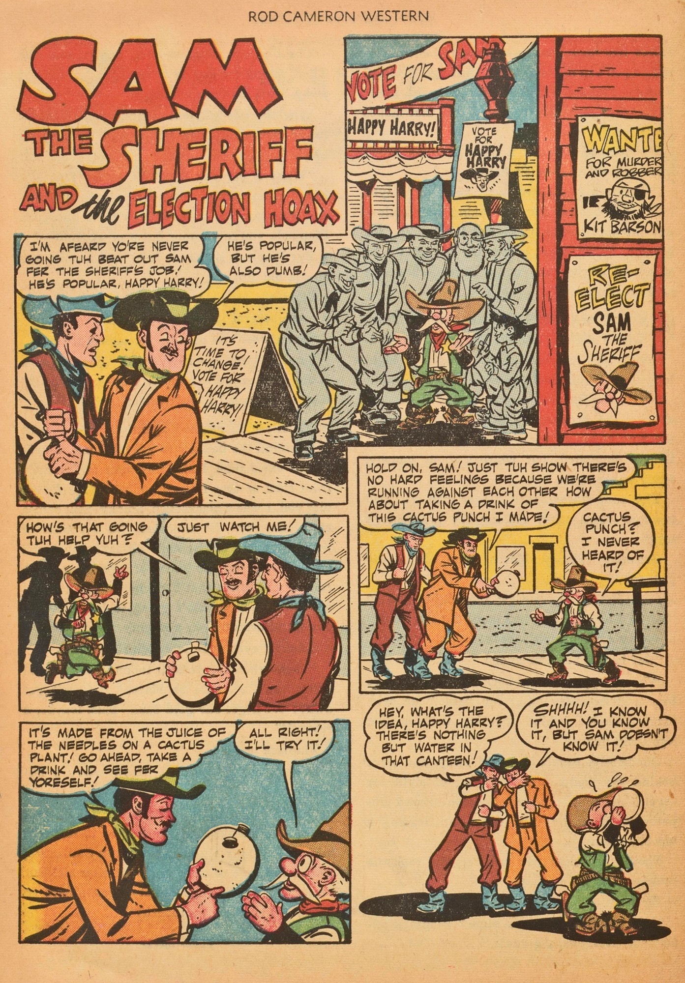 Read online Rod Cameron Western comic -  Issue #2 - 28