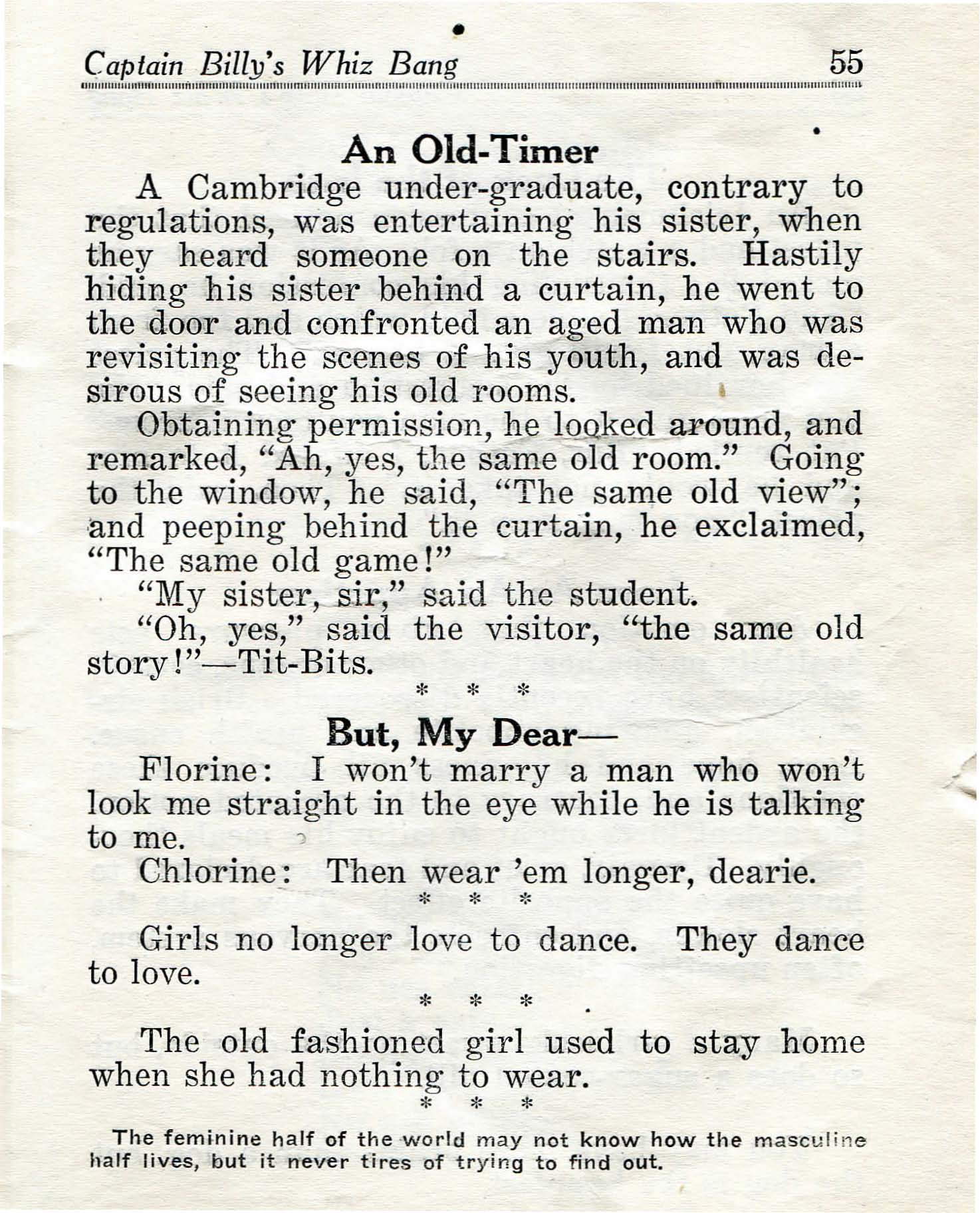 Read online Captain Billy's Whiz Bang comic -  Issue #23 - 57