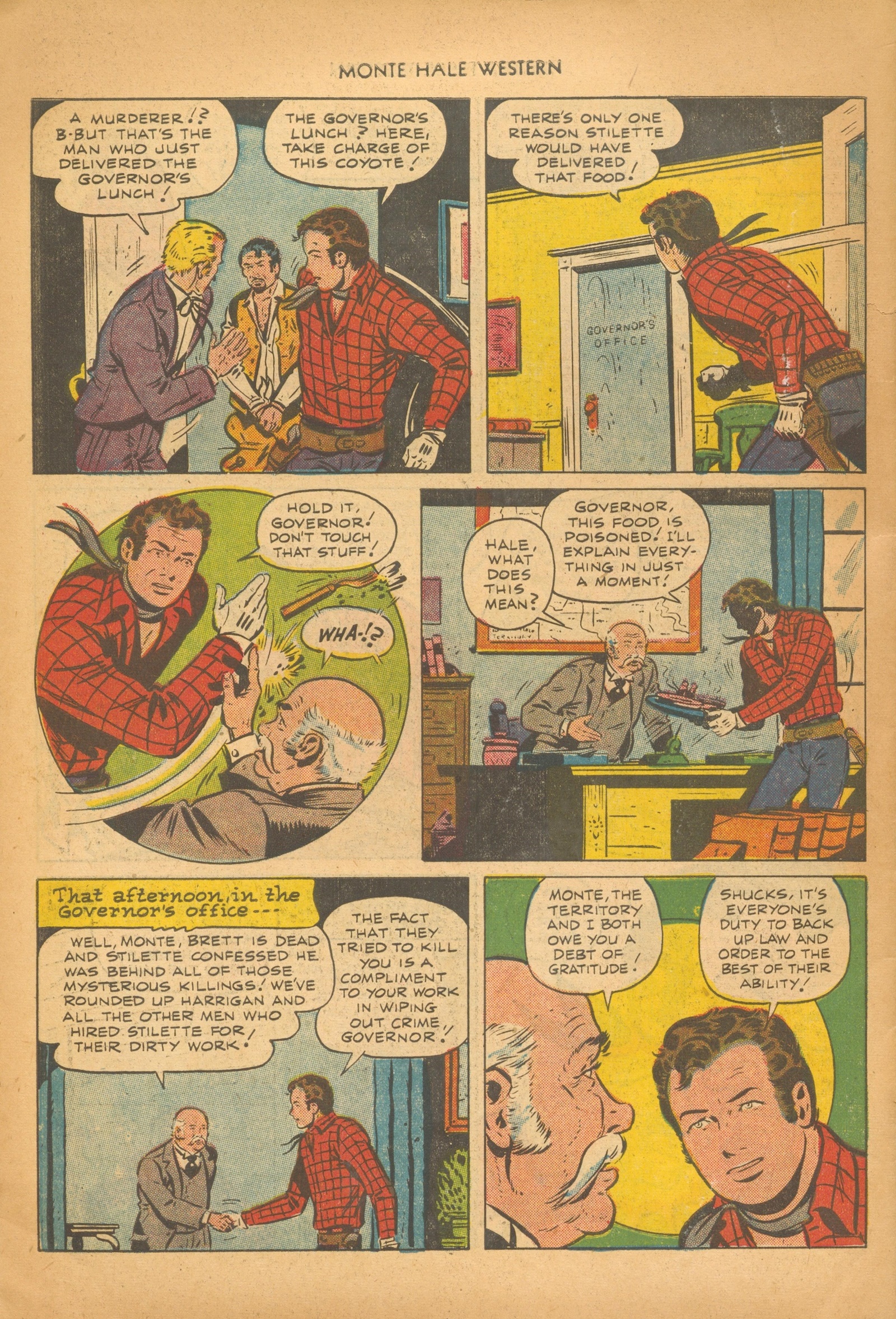 Read online Monte Hale Western comic -  Issue #76 - 34
